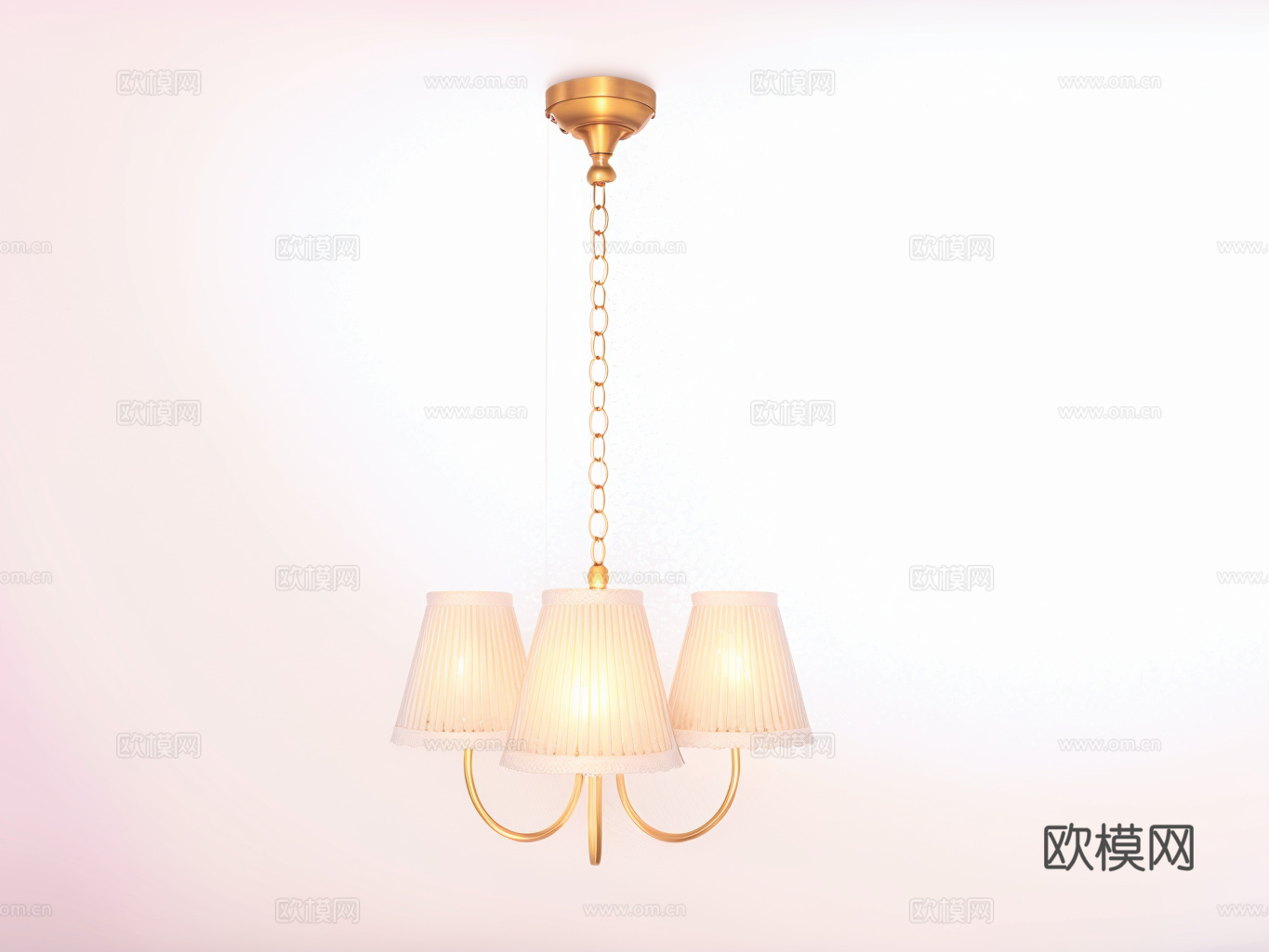 吊灯su模型