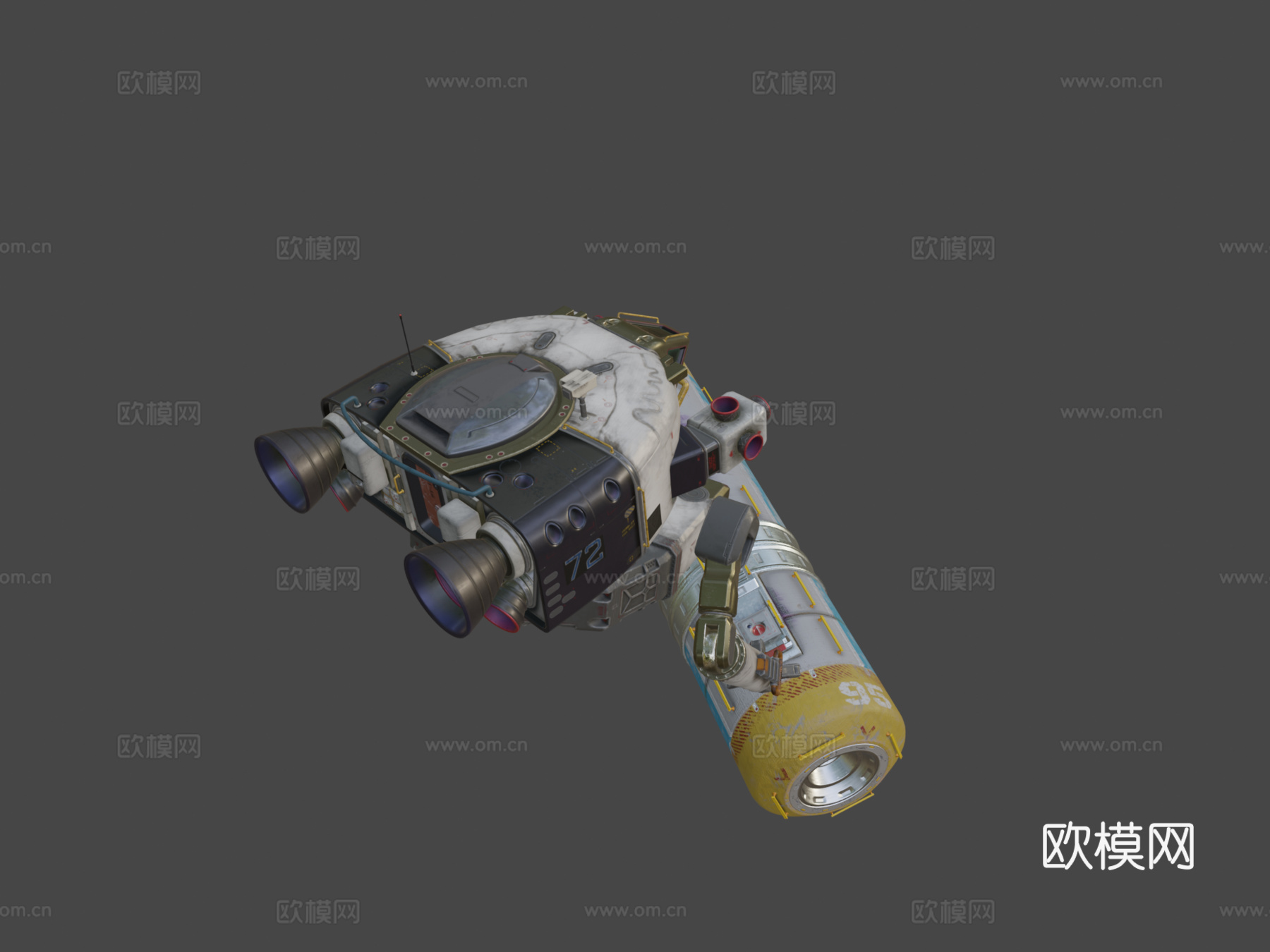 太空船EAV2=螃蟹=3d模型下载（渲染图6）