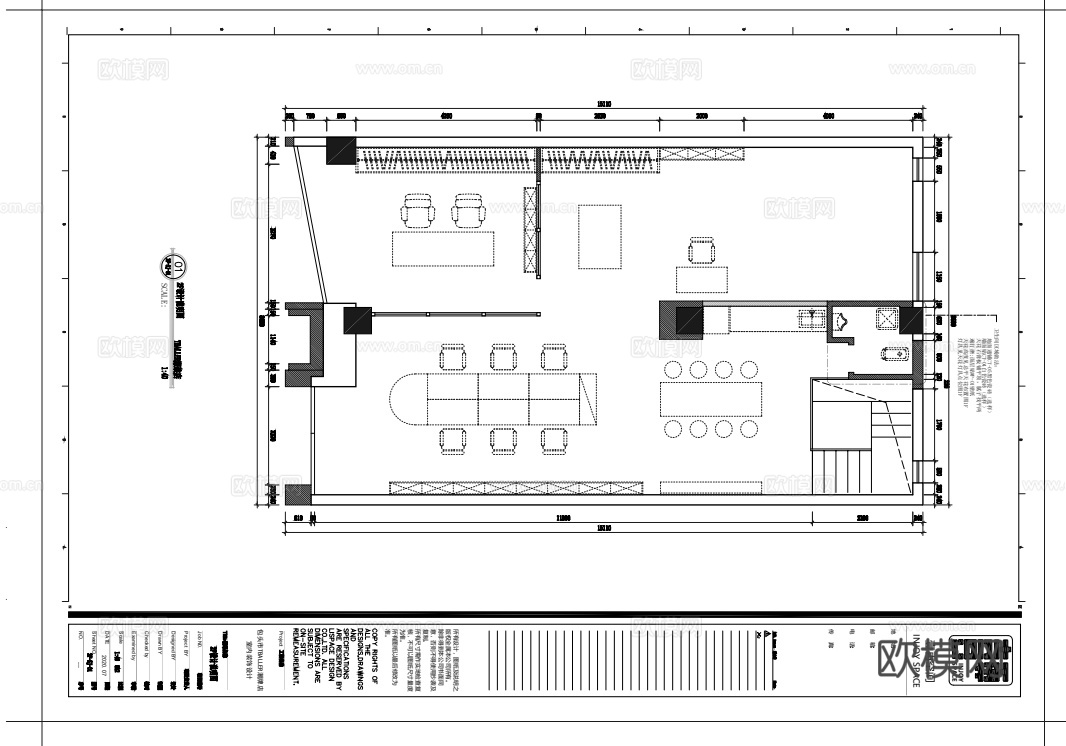 潮牌男装女装服装店 最新全套 效果图 施工图设计cad施工图