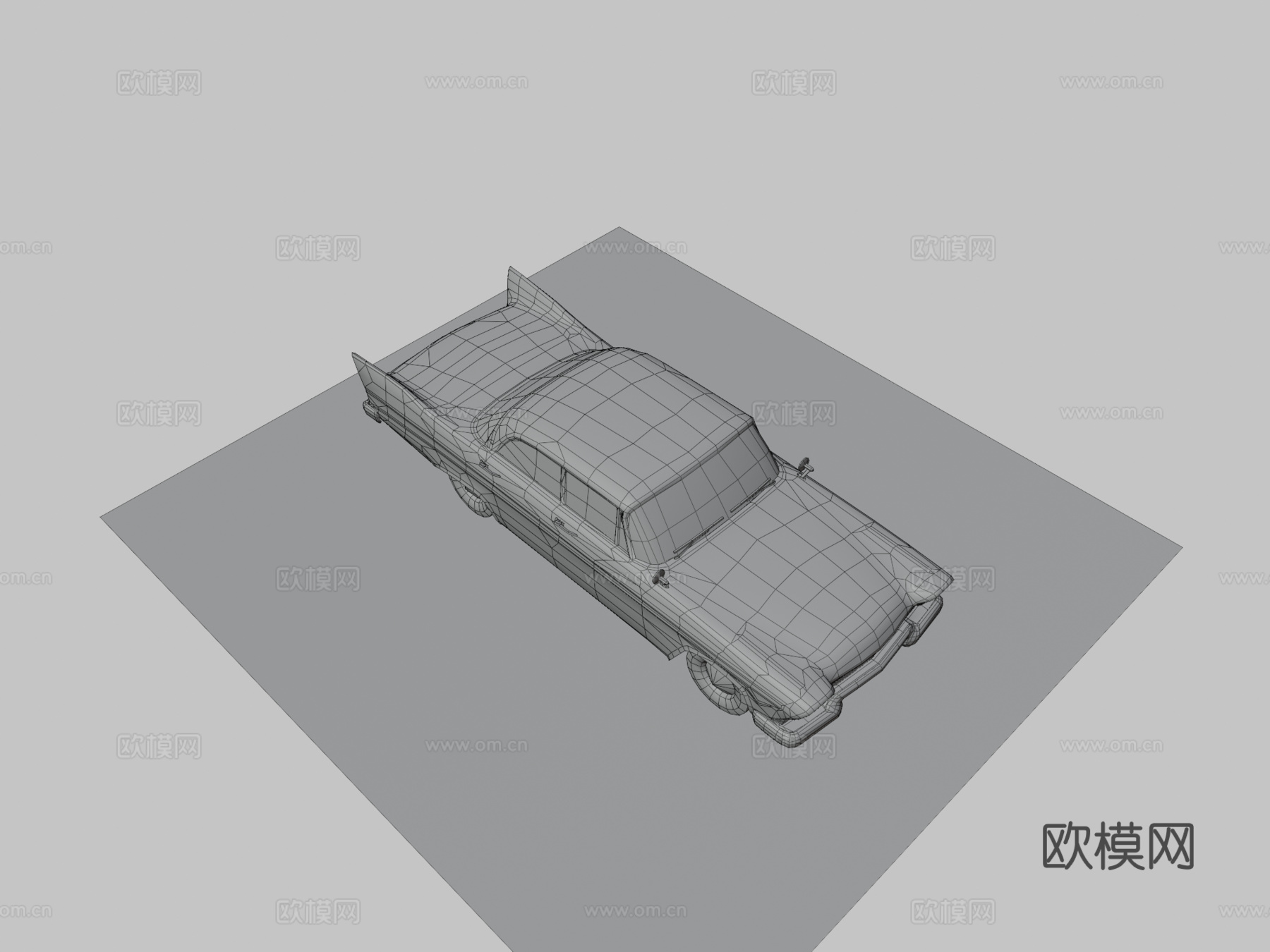 普利茅斯 Belvedere3d模型下载（渲染图3）