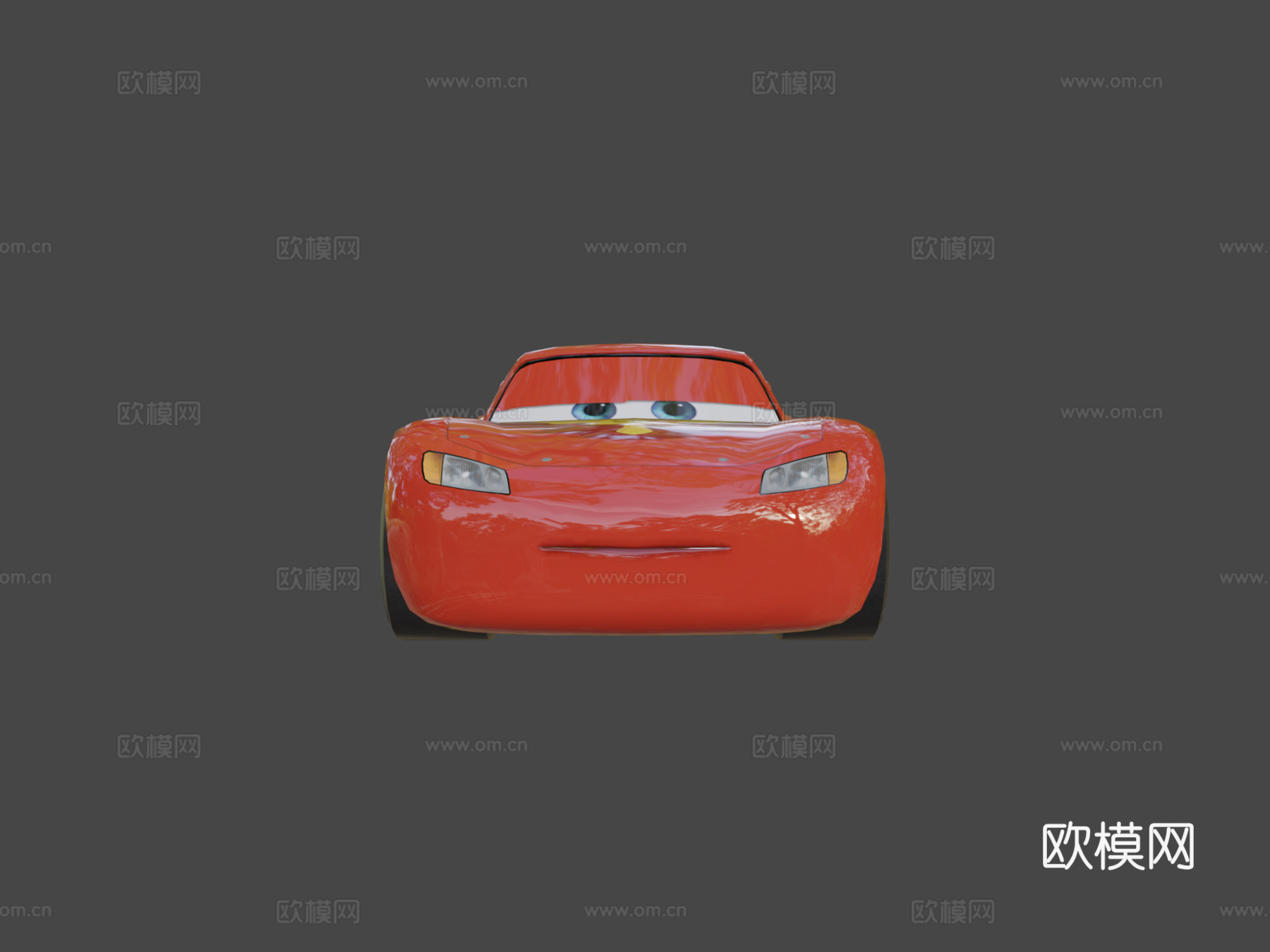 闪电麦昆 (WGP 定制版)3d模型下载（渲染图5）