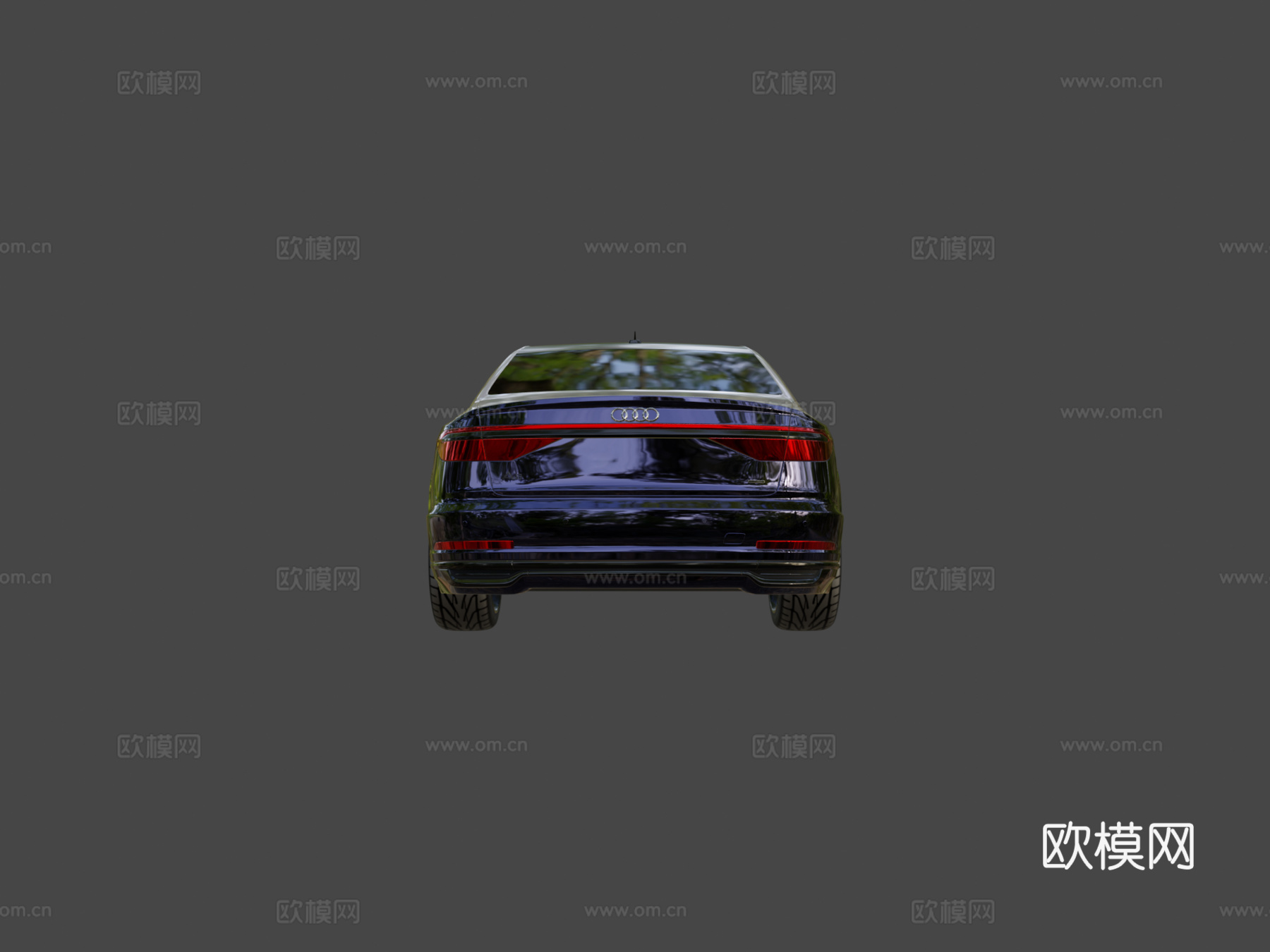 奥迪 A8 定制 20183d模型下载（渲染图6）