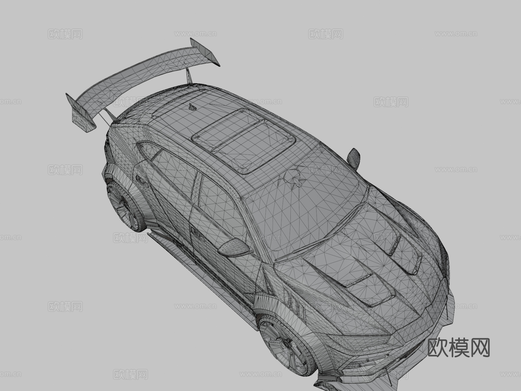 改装兰博基尼乌鲁斯3d模型下载（渲染图3）