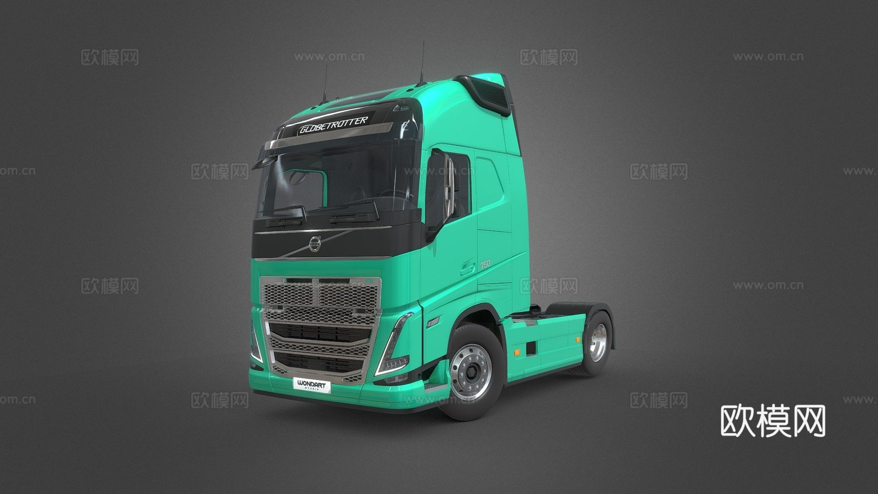 沃尔沃 FH16 20203d模型下载（渲染图1）
