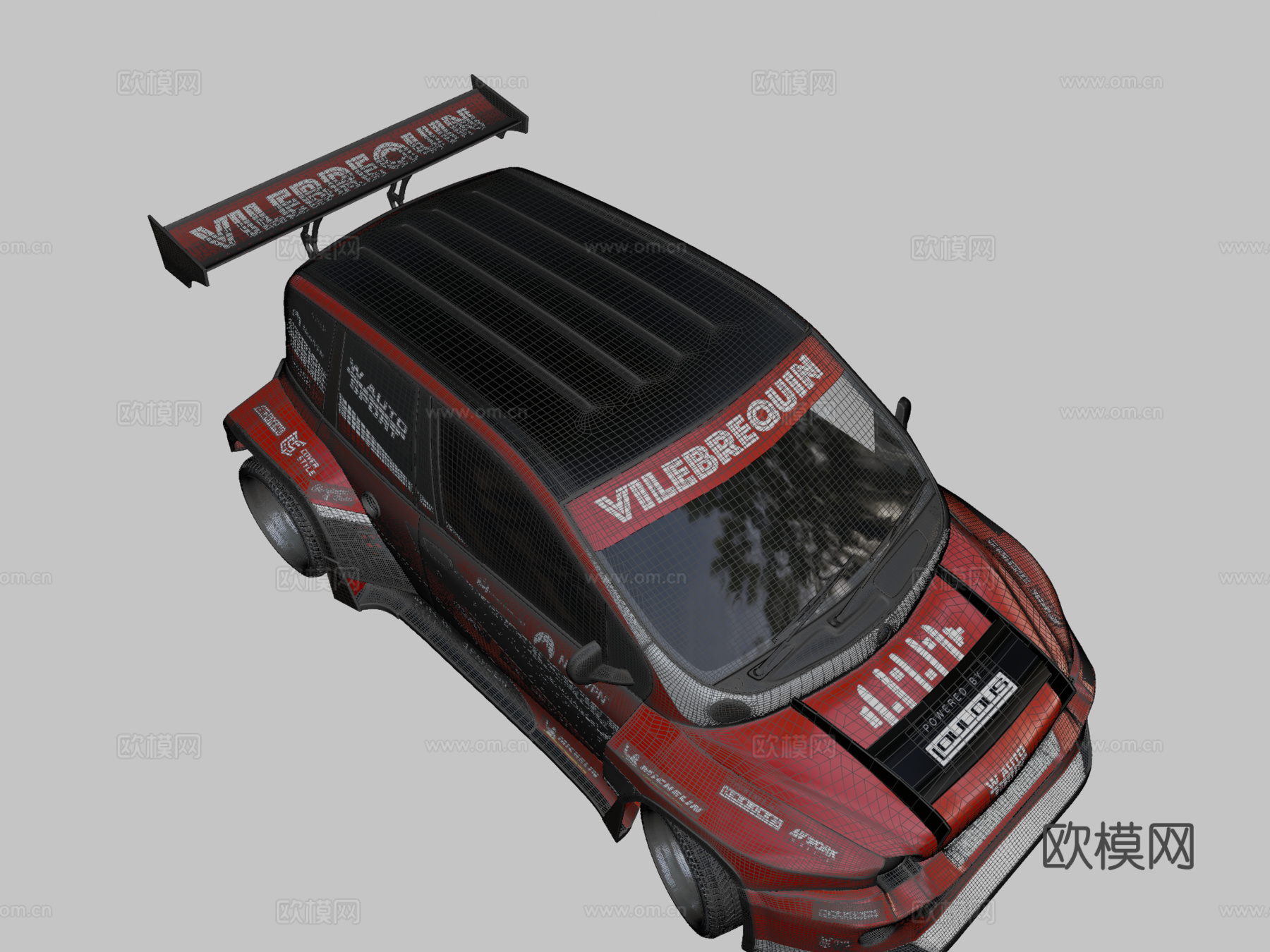 菲亚特 Multipla 1000tipla 由 Vileb3d模型下载（渲染图2）