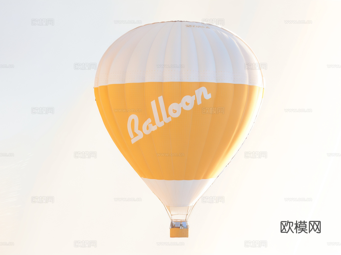 热气球su模型