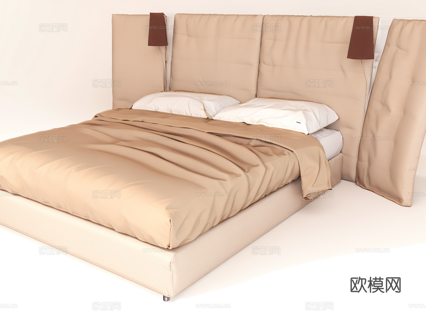 床 卧室su模型