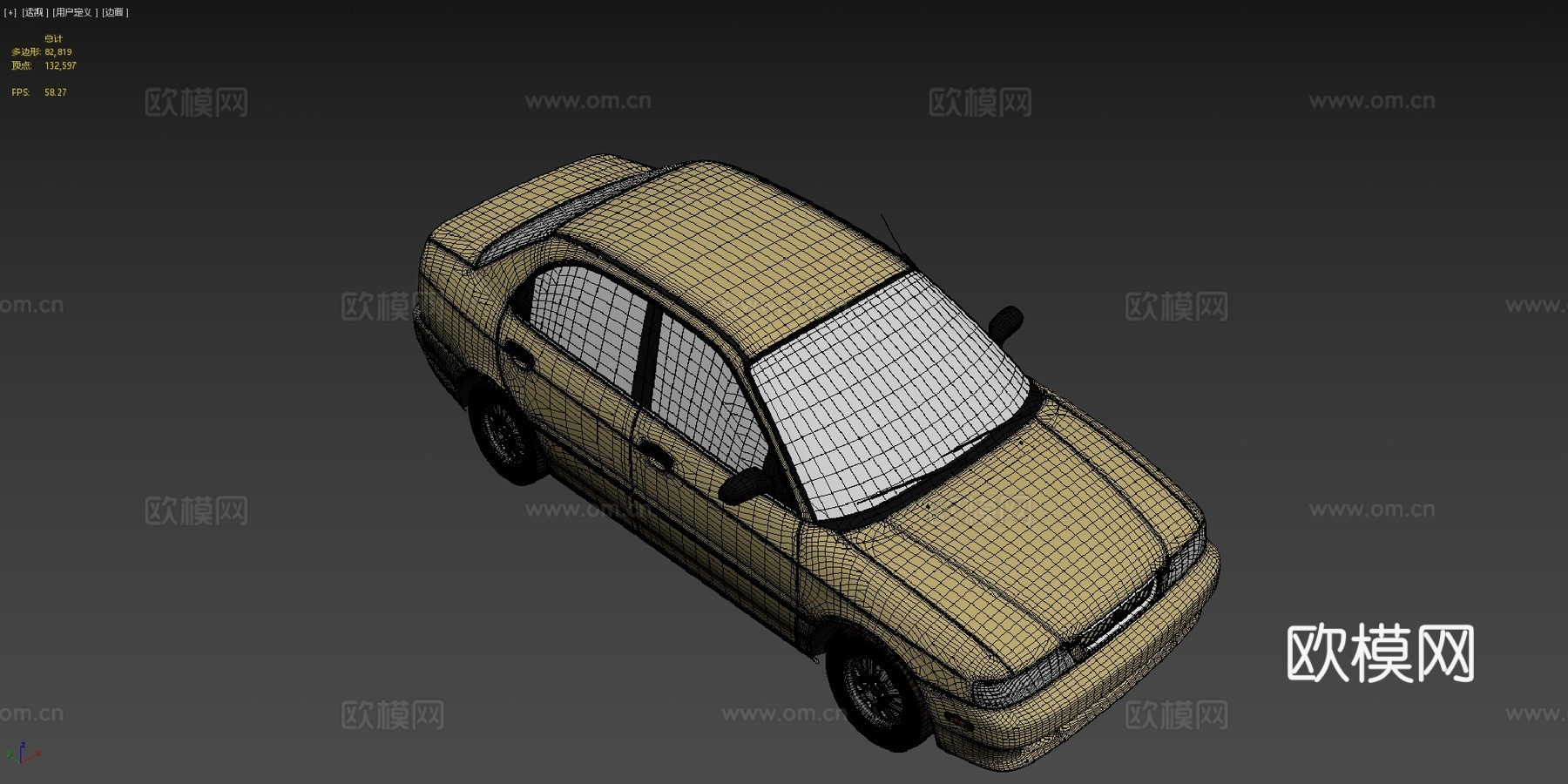 铃木 Esteem 19983d模型下载（渲染图4）
