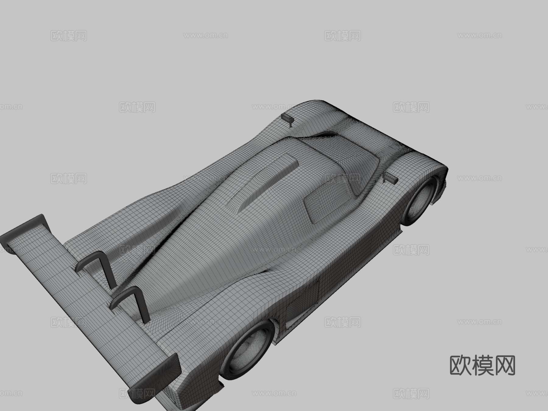 勒芒赛车3d模型下载（渲染图3）