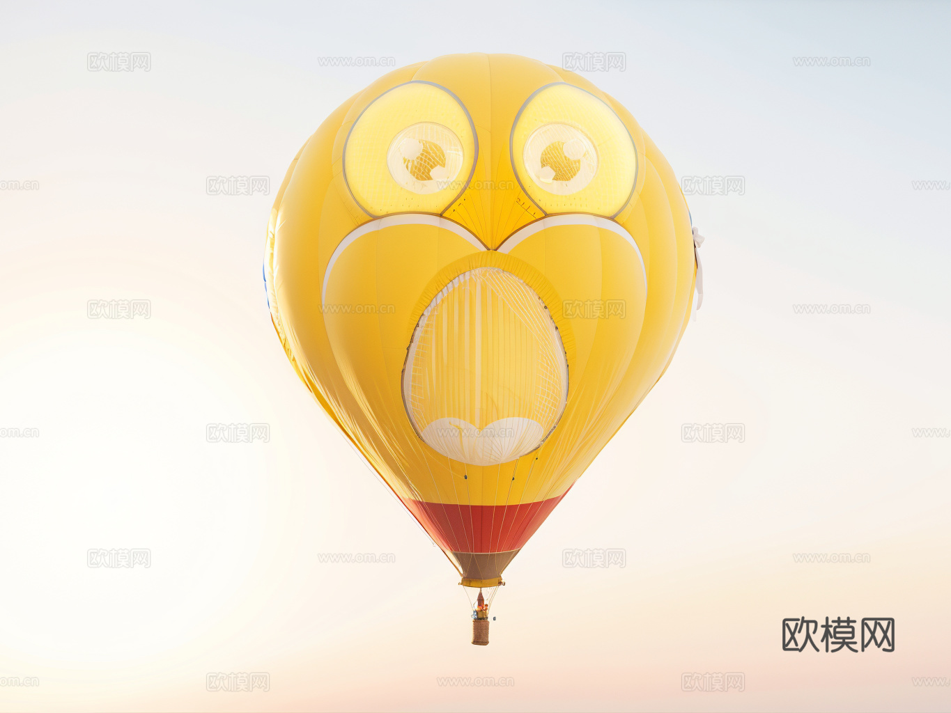 热气球su模型