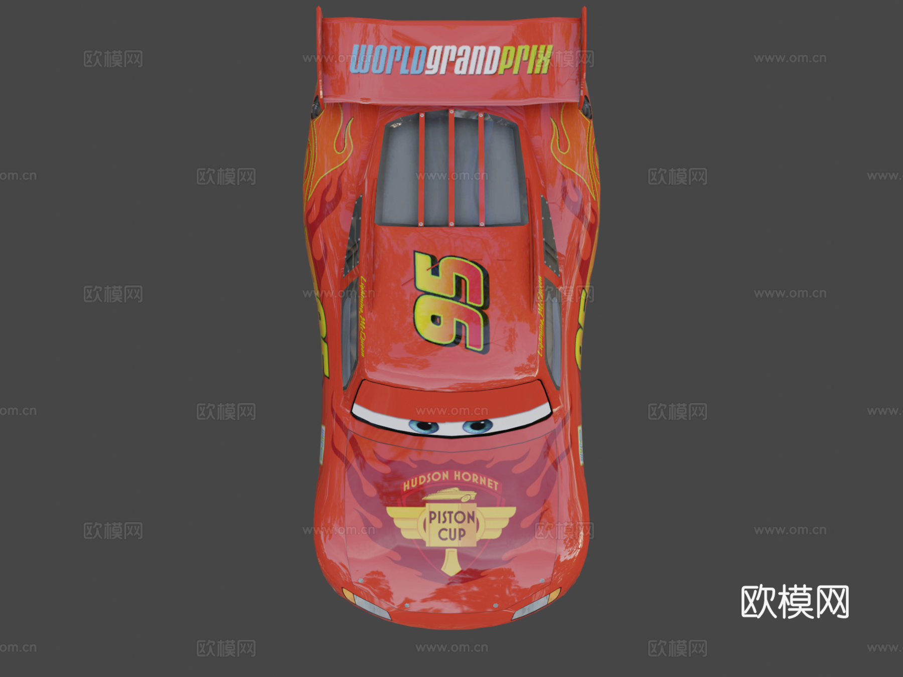 闪电麦昆 (WGP 定制版)3d模型下载（渲染图7）