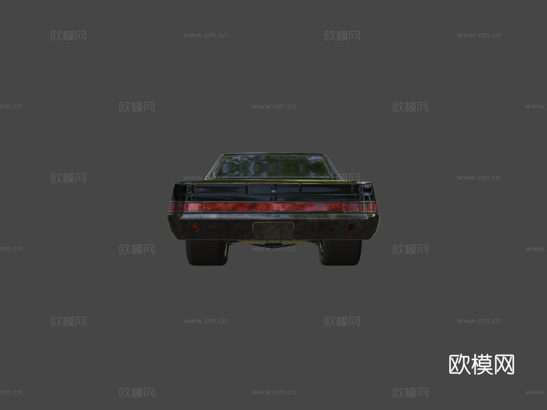 庞蒂克 GTO 肌肉车 - 电影级展示3d模型下载（渲染图5）