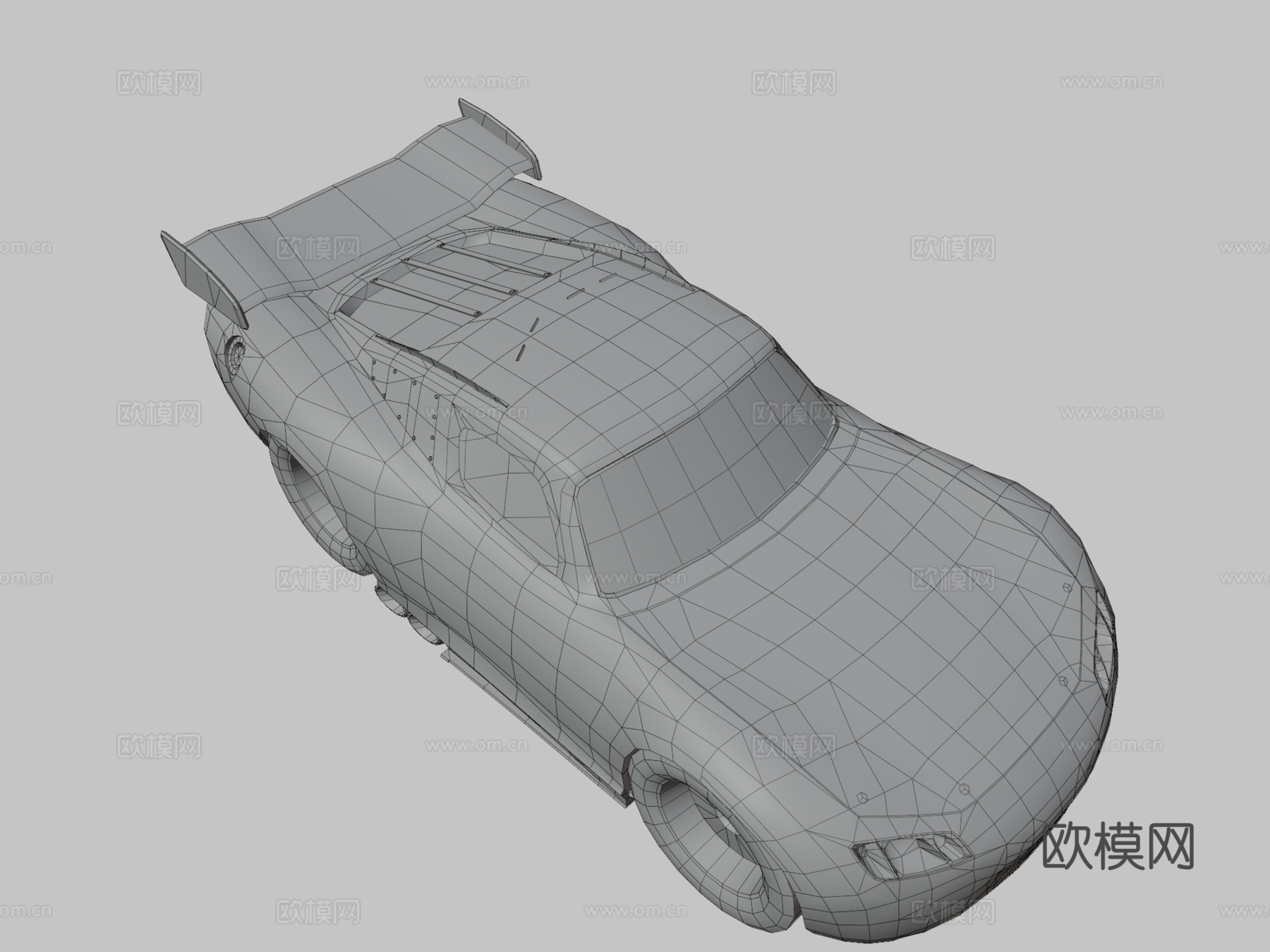 闪电麦昆 (WGP 定制版)3d模型下载（渲染图3）