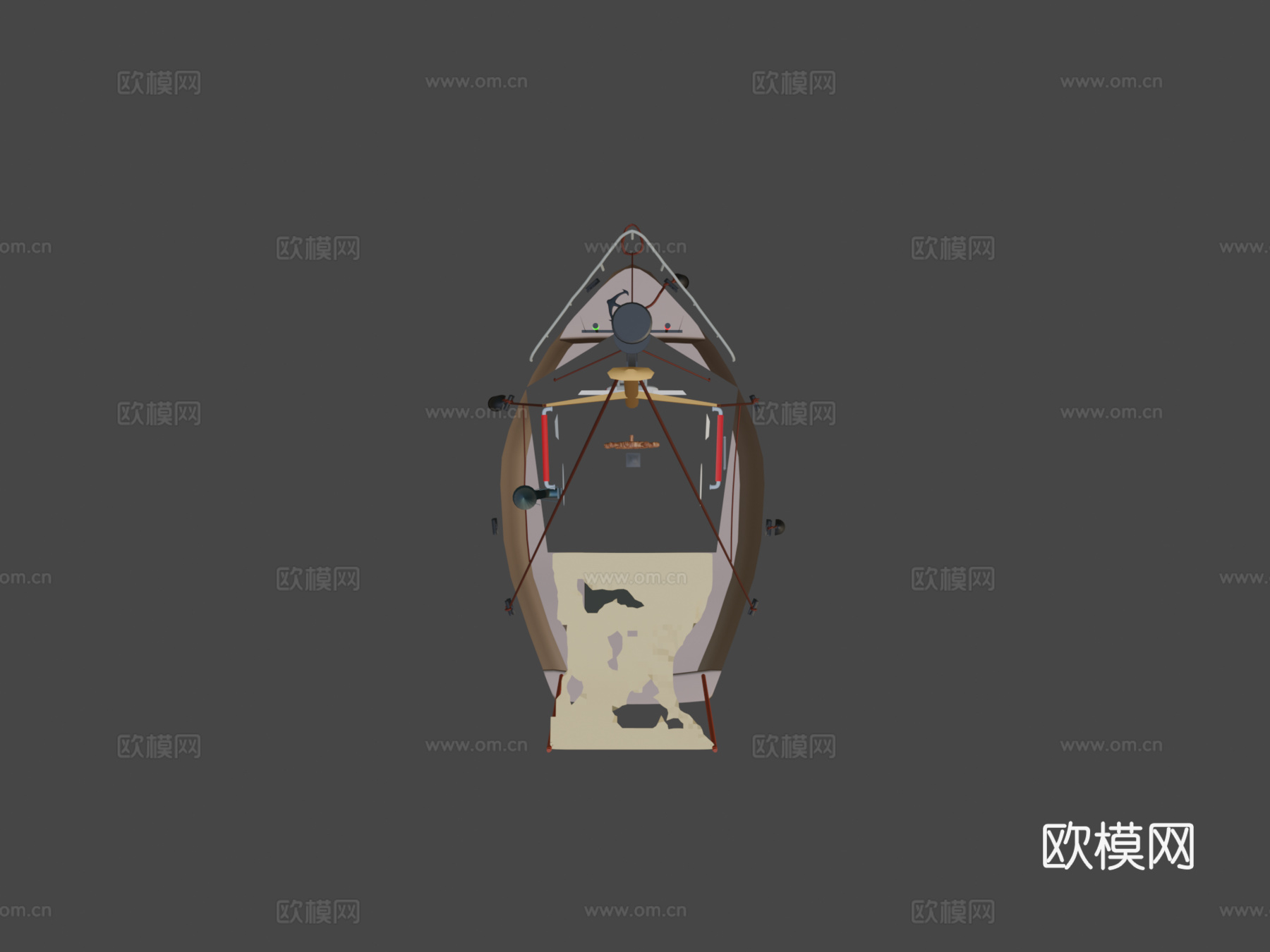 船3d模型下载（渲染图5）
