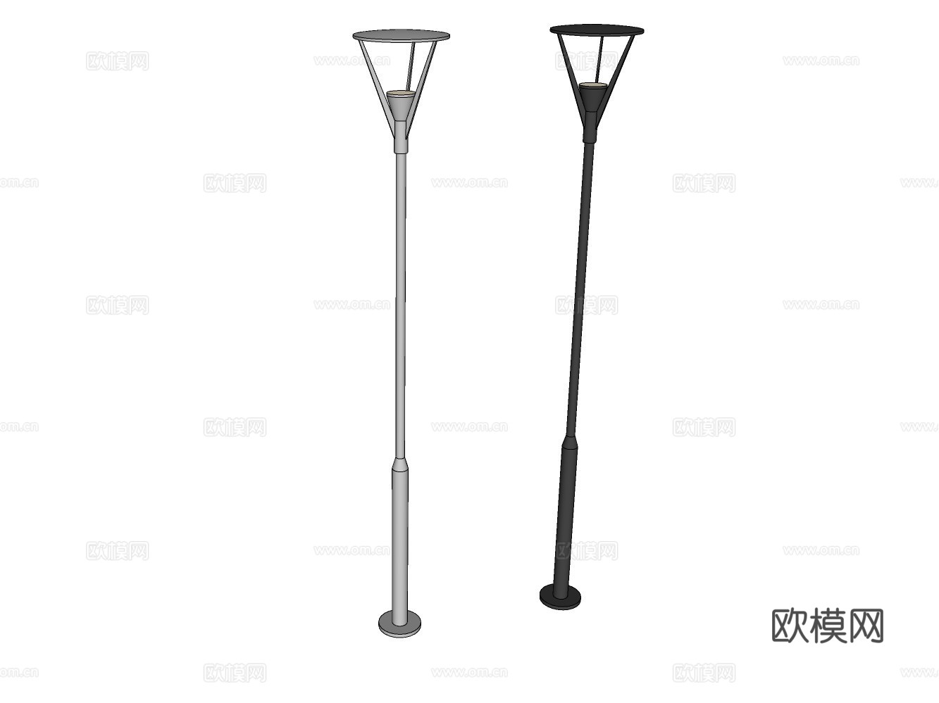 路灯su模型