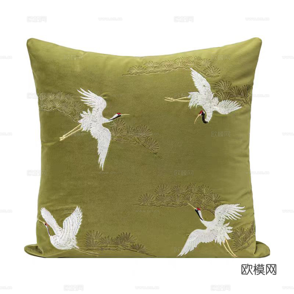 抱枕 中式抱枕 印花抱枕