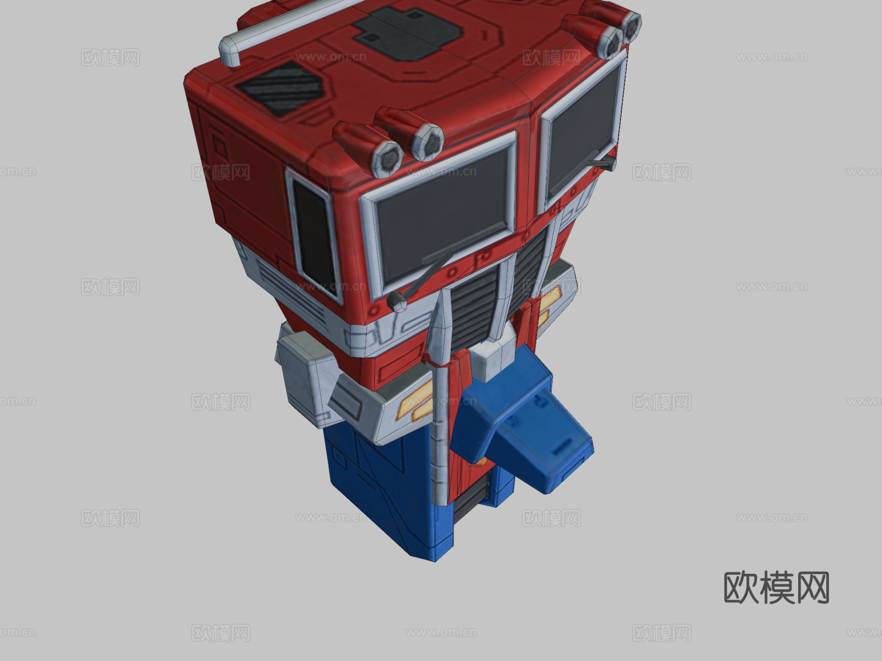 变形金刚地球战争 擎天柱3d模型