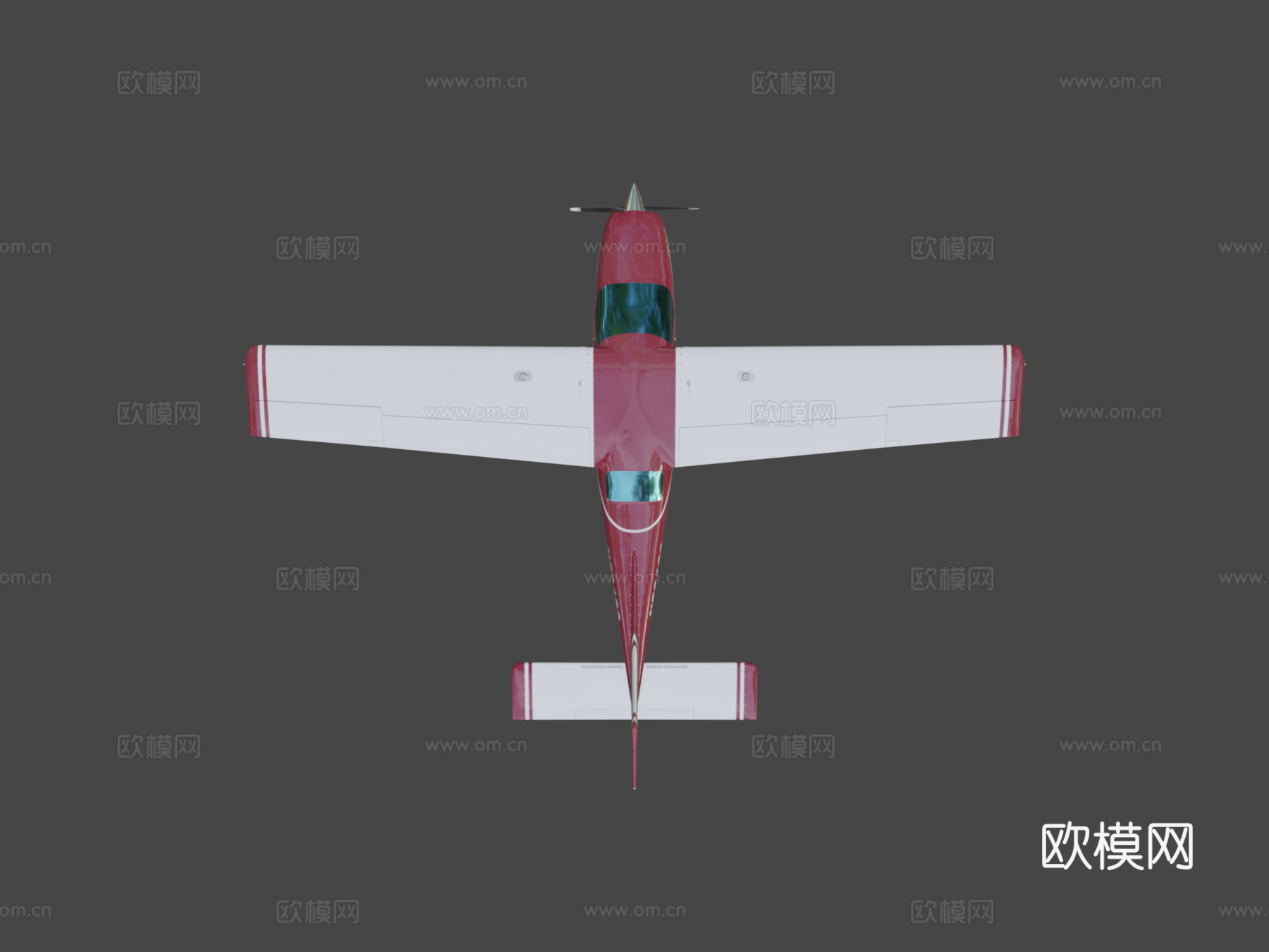 塞斯纳 177 红衣主教3d模型下载（渲染图8）