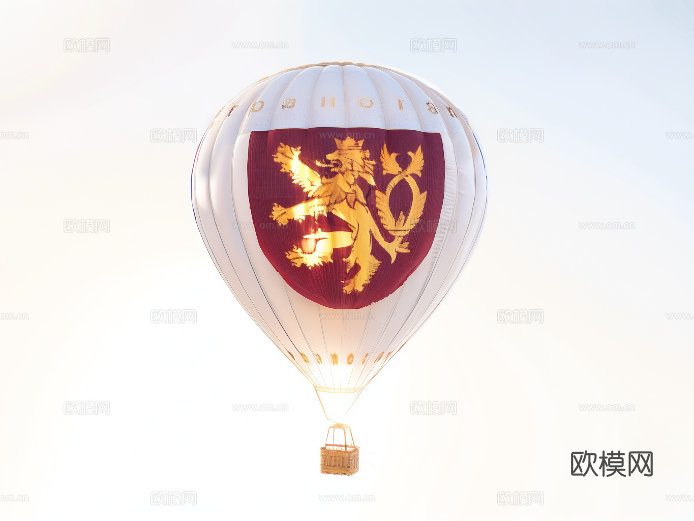 热气球su模型