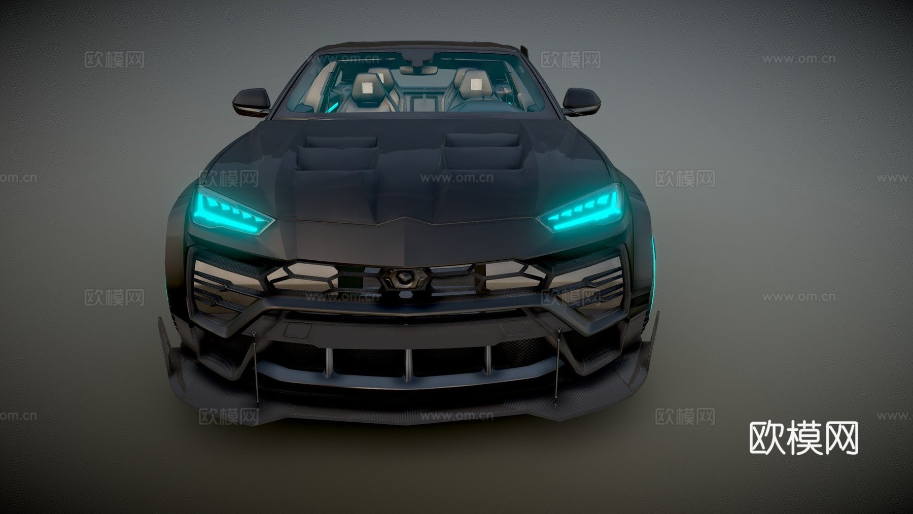 改装兰博基尼乌鲁斯3d模型下载（渲染图1）