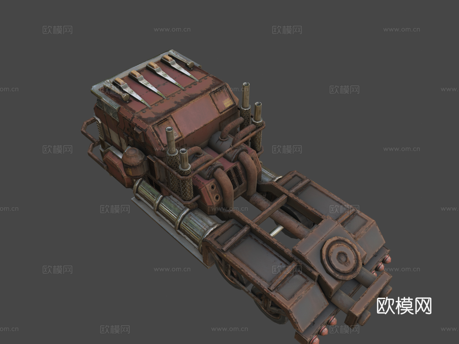 F4NV牵引单元3d模型下载（渲染图8）