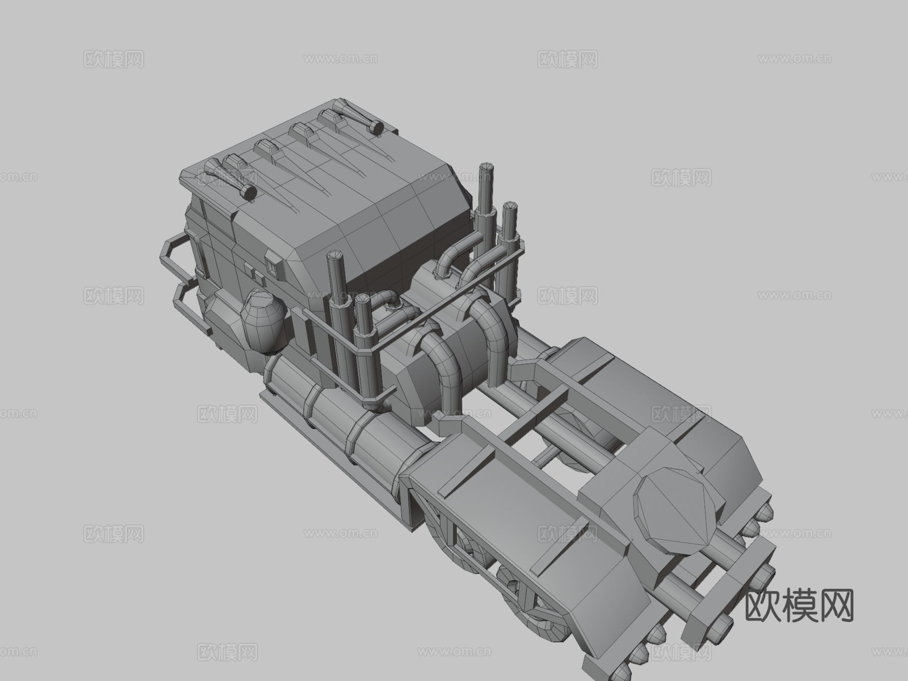 F4NV牵引单元3d模型下载（渲染图3）