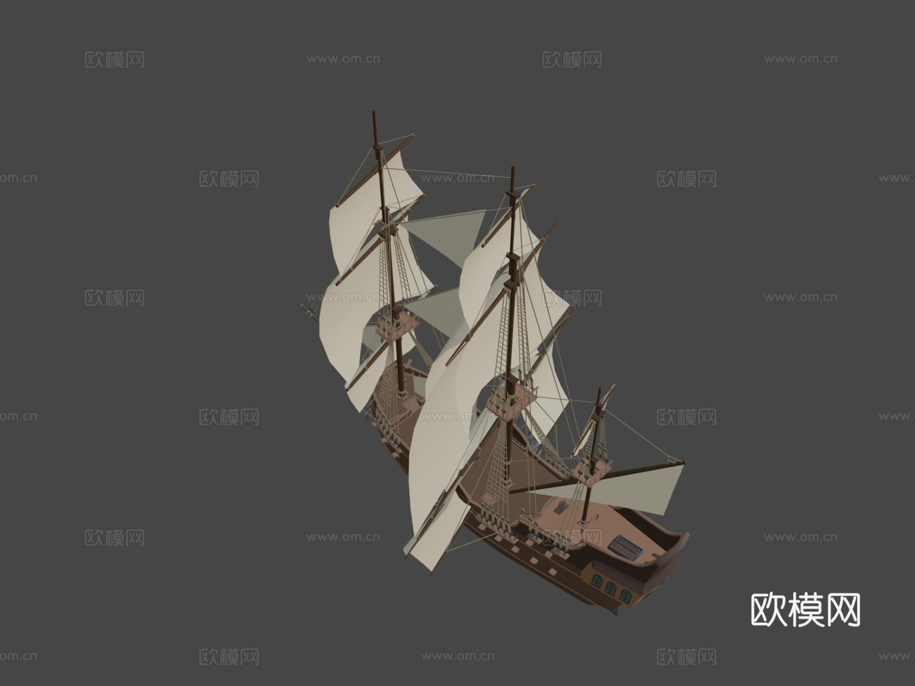 克拉肯的拥抱3d模型下载（渲染图6）