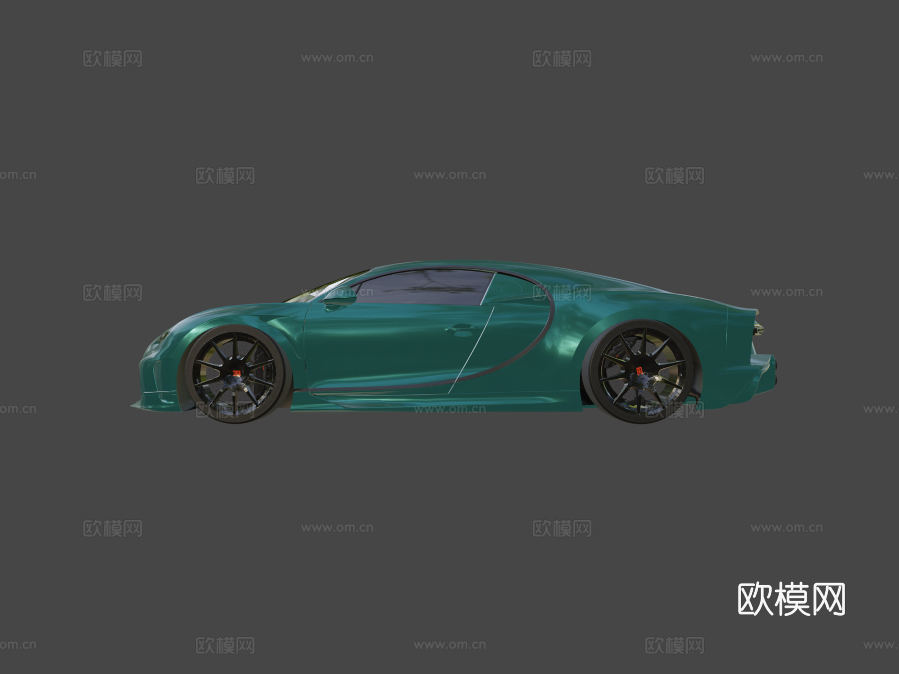 布加迪凯龙最后单元3d模型下载（渲染图6）