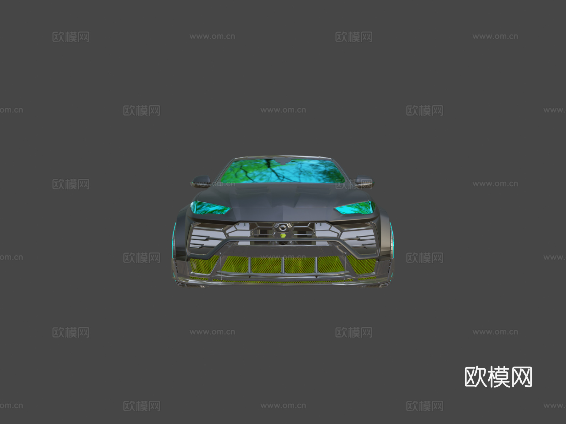 改装兰博基尼乌鲁斯3d模型下载（渲染图5）