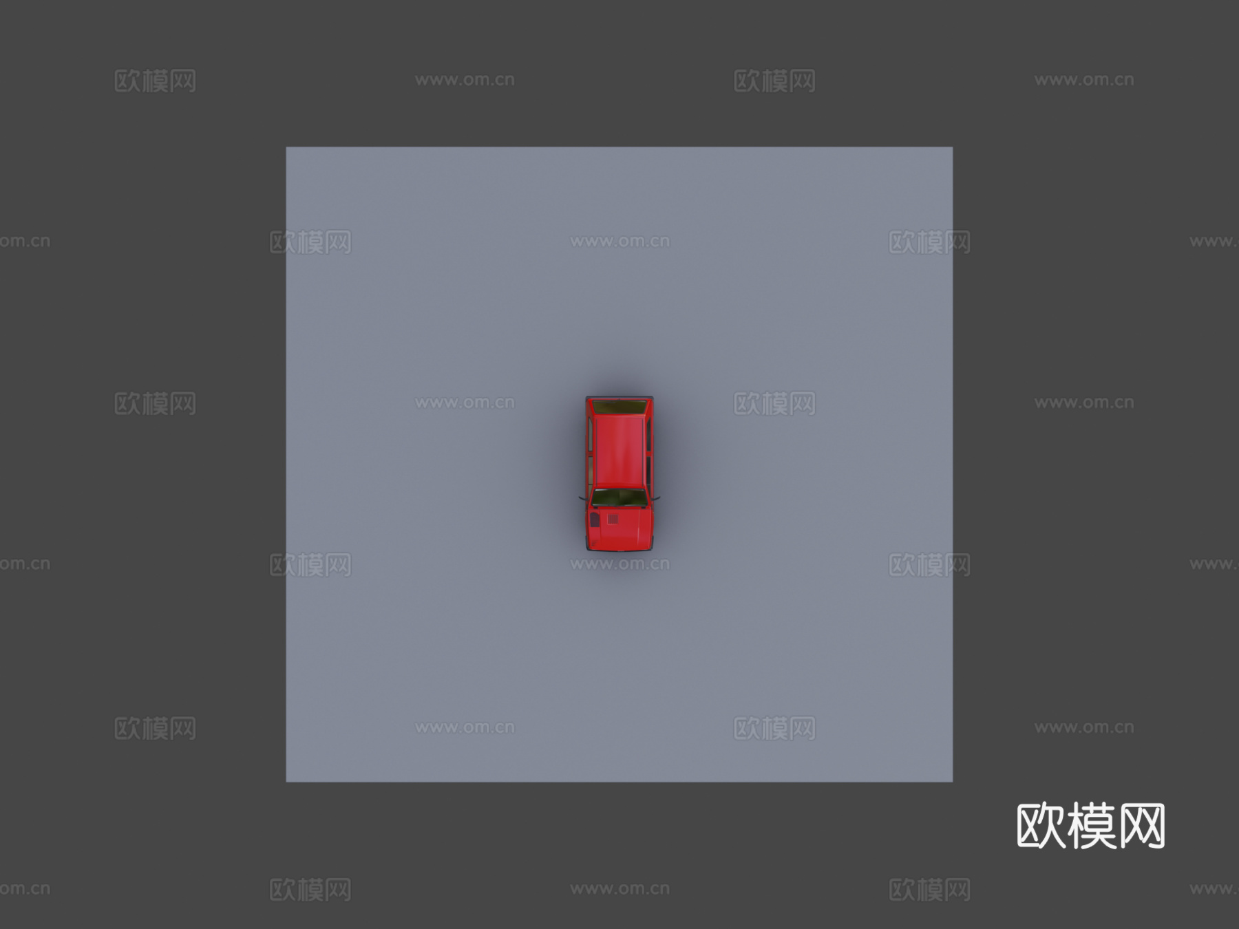 菲亚特熊猫3d模型下载（渲染图8）