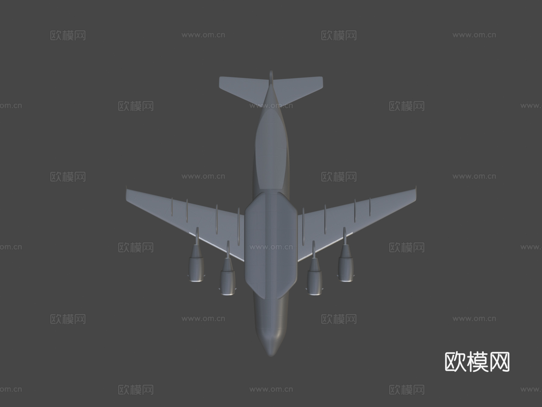 C17飞机游戏就绪3d模型下载（渲染图8）