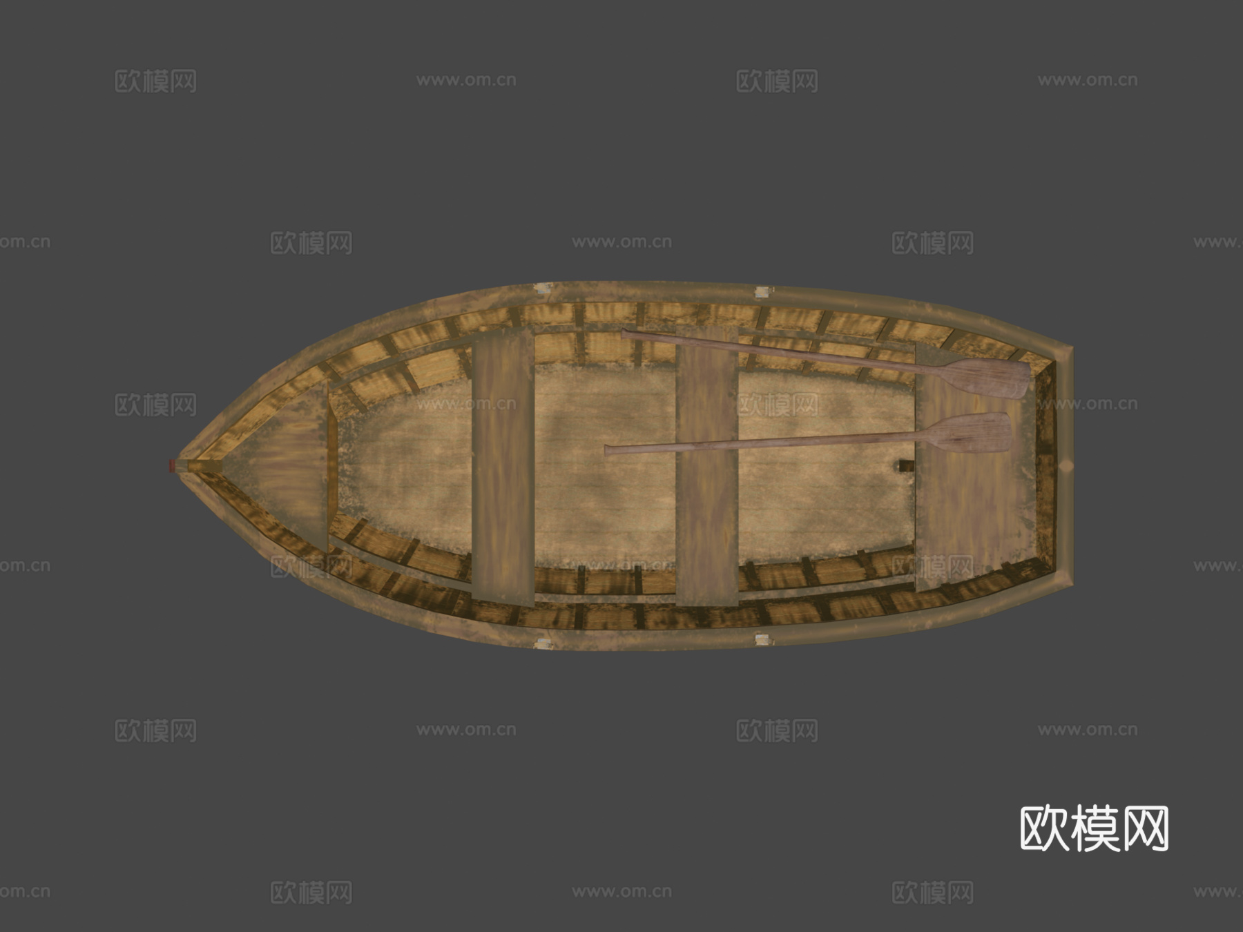 划艇3d模型下载（渲染图7）