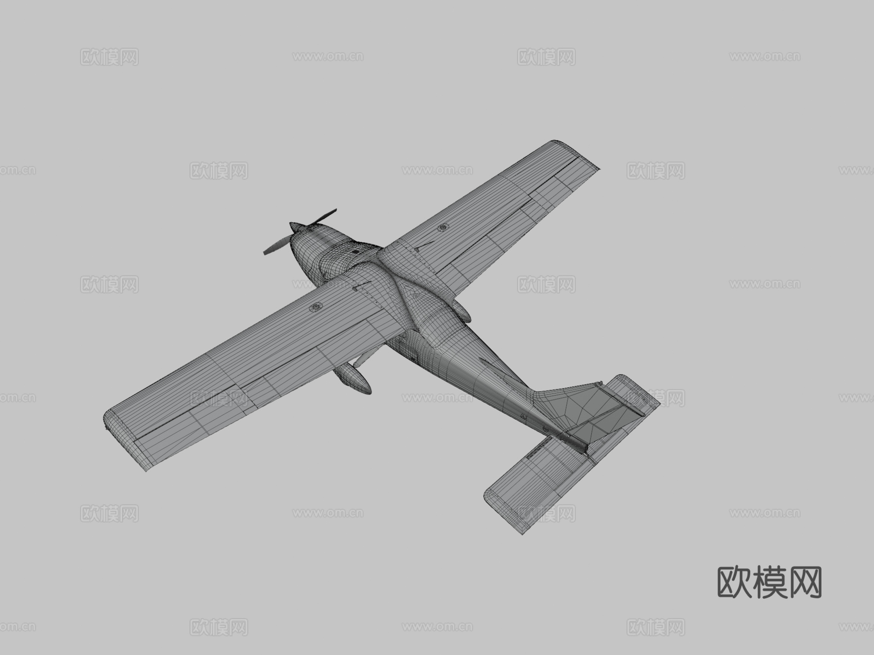 塞斯纳 177 红衣主教3d模型下载（渲染图3）