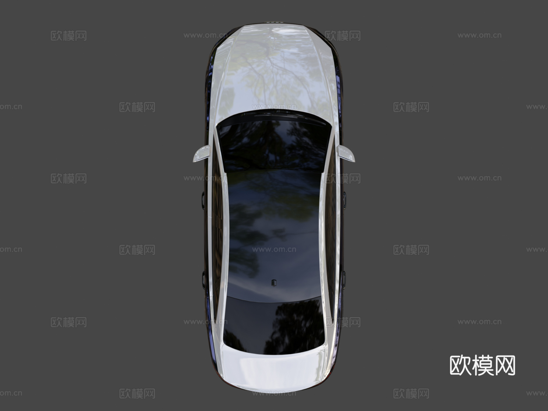 奥迪 A8 定制 20183d模型下载（渲染图8）