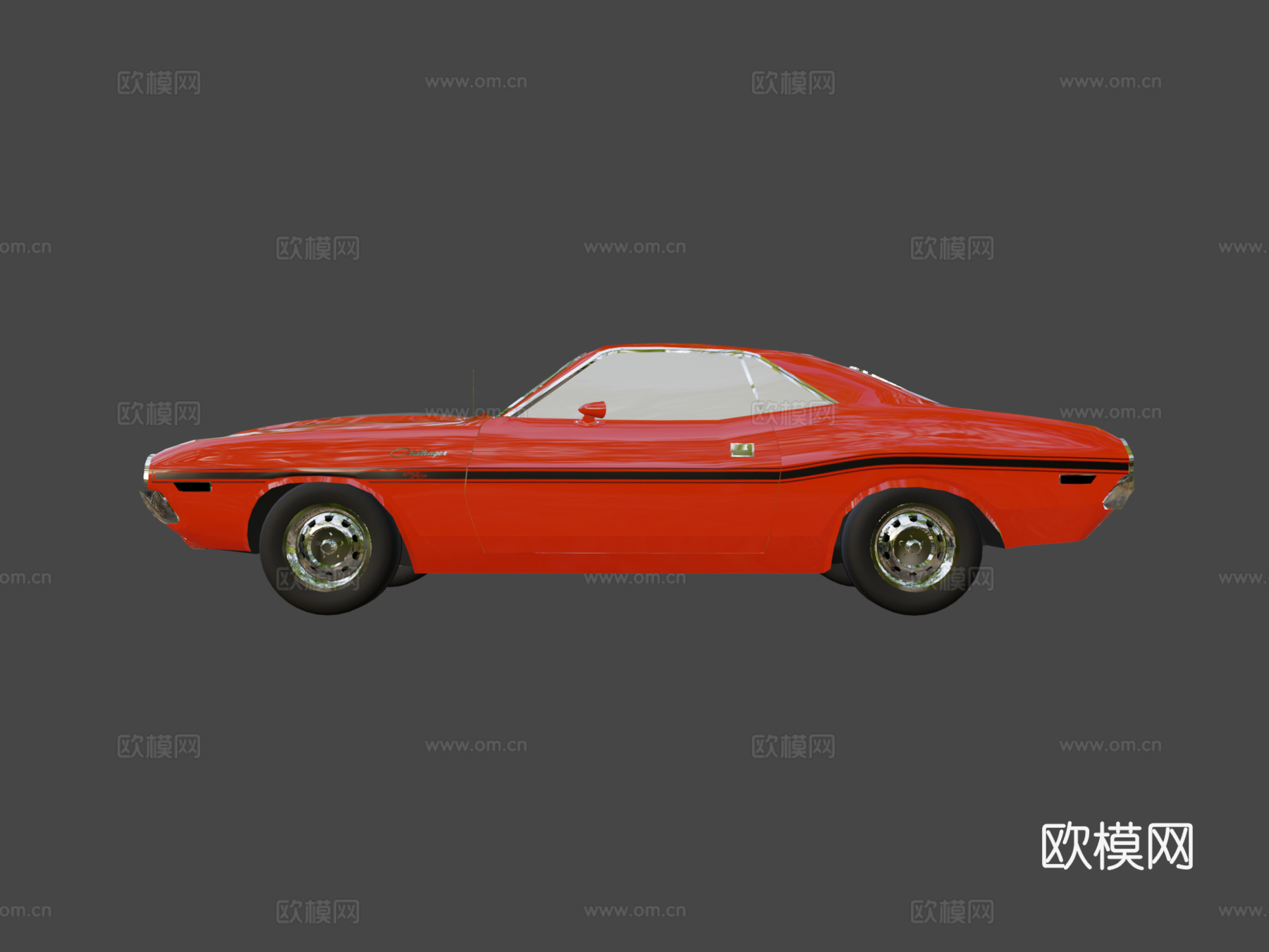 道奇 挑战者 R-T (LP)(KrStolorz (Krz3d模型下载（渲染图6）