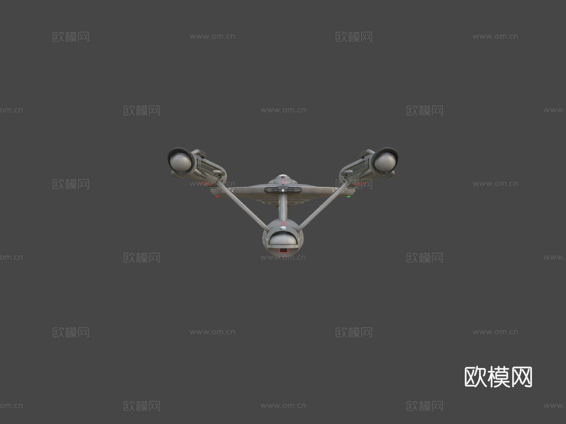 星际迷航 - 宪法级 (原初系列)3d模型下载（渲染图5）