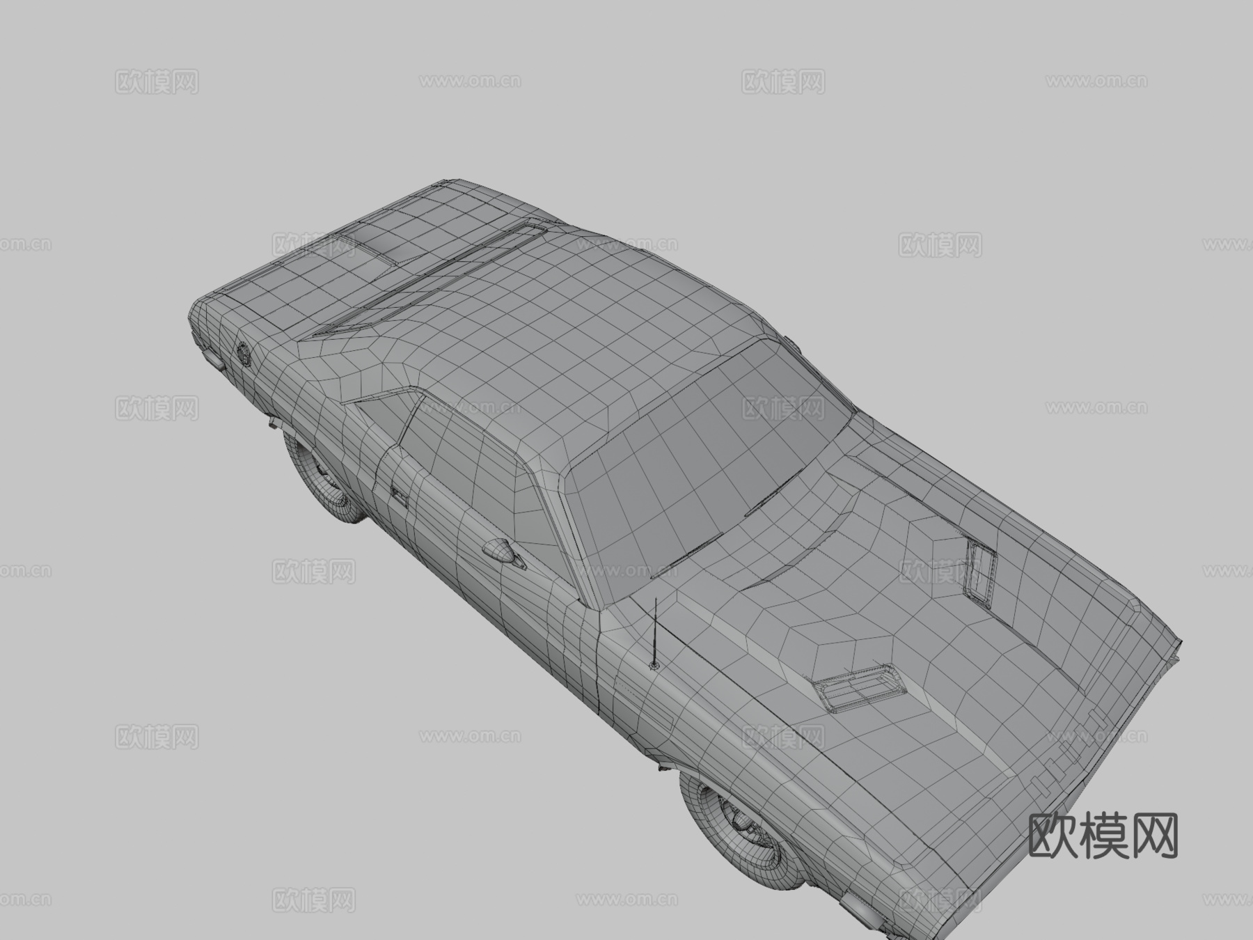 道奇 挑战者 R-T (LP)(KrStolorz (Krz3d模型下载（渲染图3）