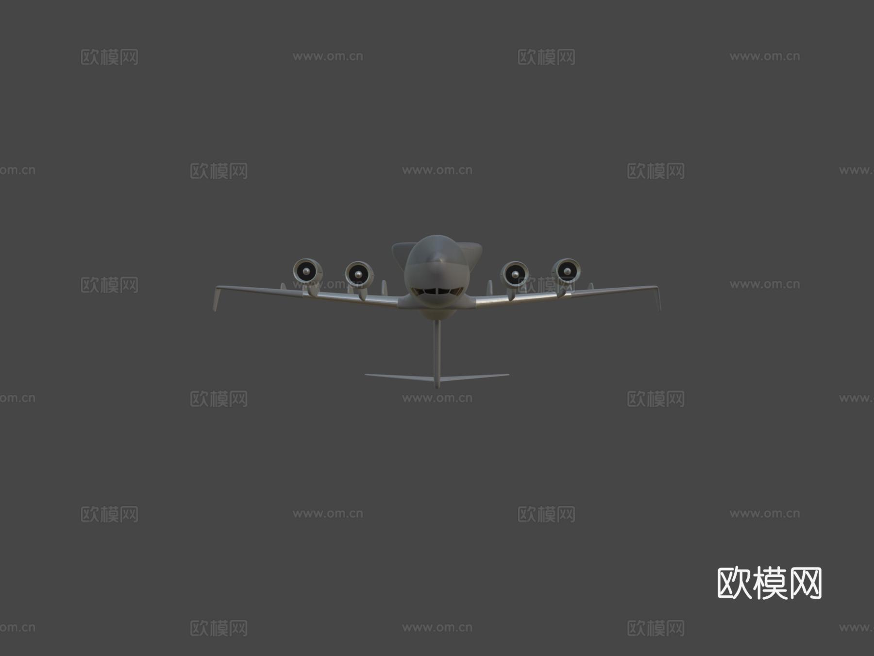C17飞机游戏就绪3d模型下载（渲染图6）