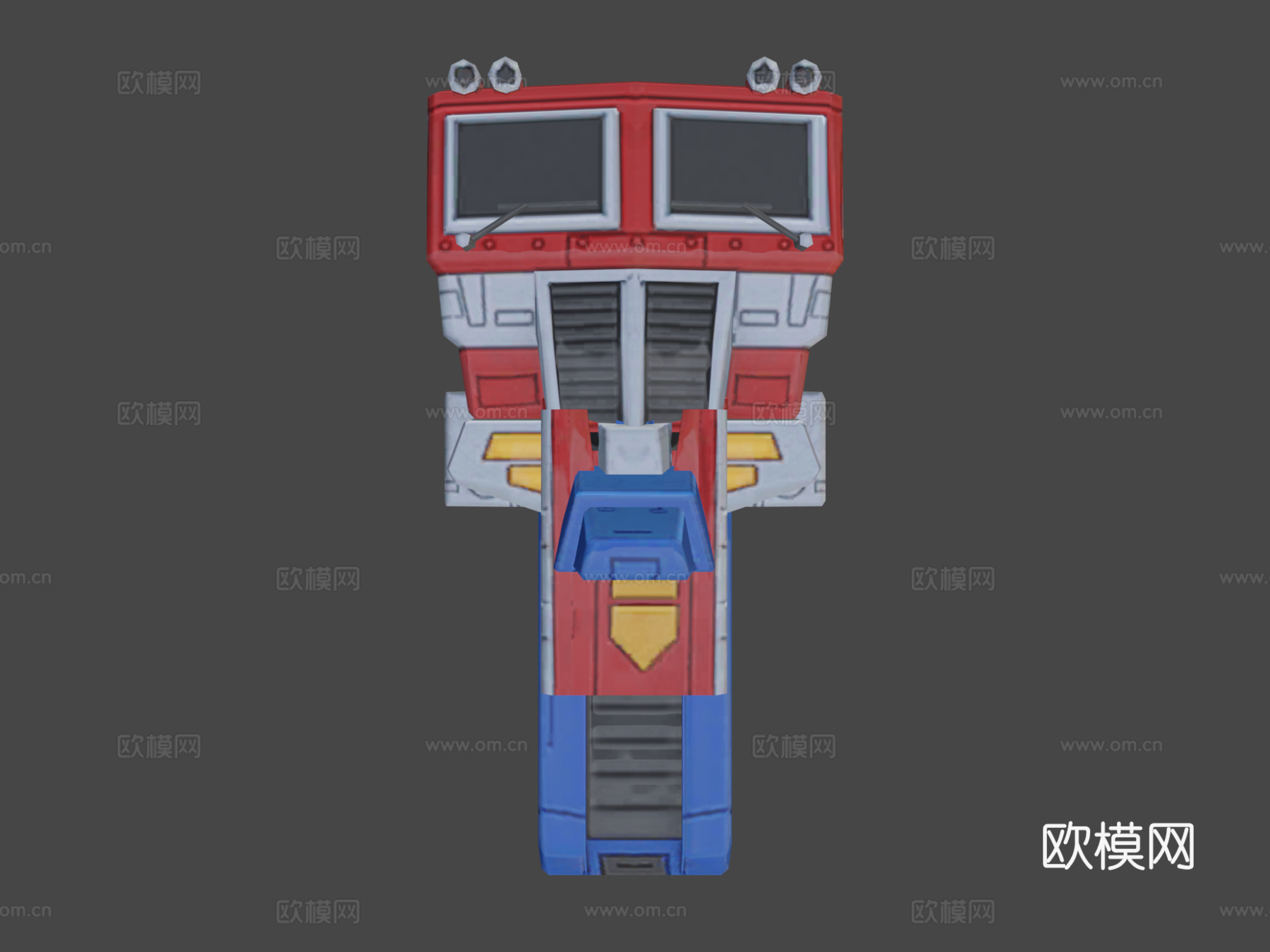 变形金刚地球战争 擎天柱3d模型