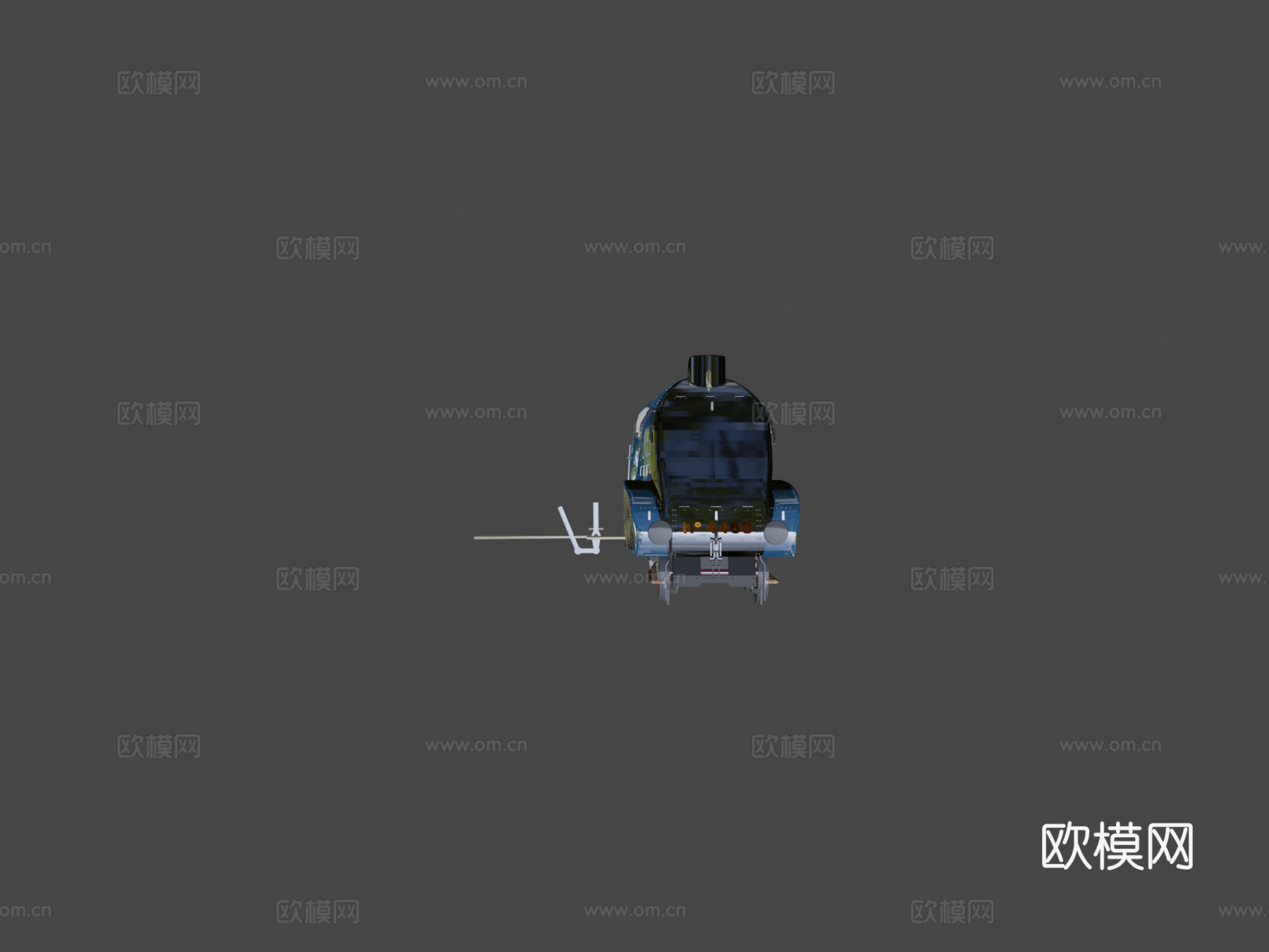 火车 - A4级 LNER 野鸭3d模型