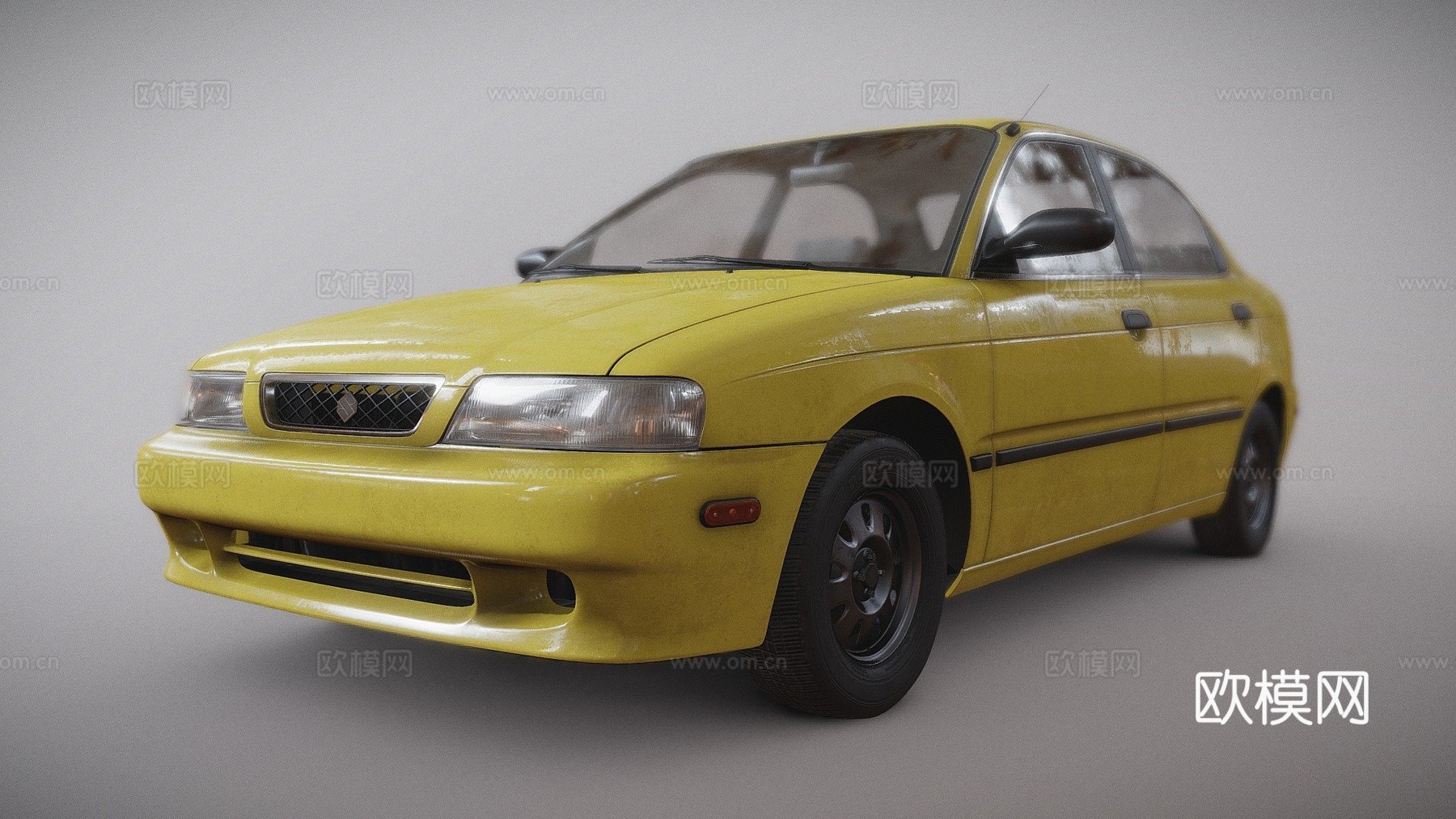 铃木 Esteem 19983d模型下载（渲染图1）