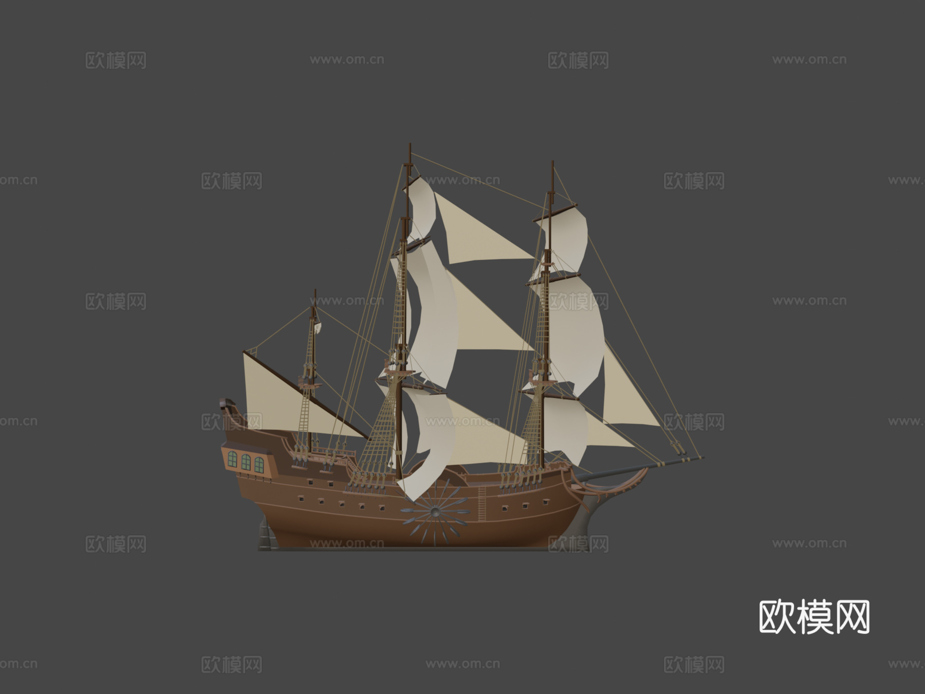 克拉肯的拥抱3d模型下载（渲染图8）