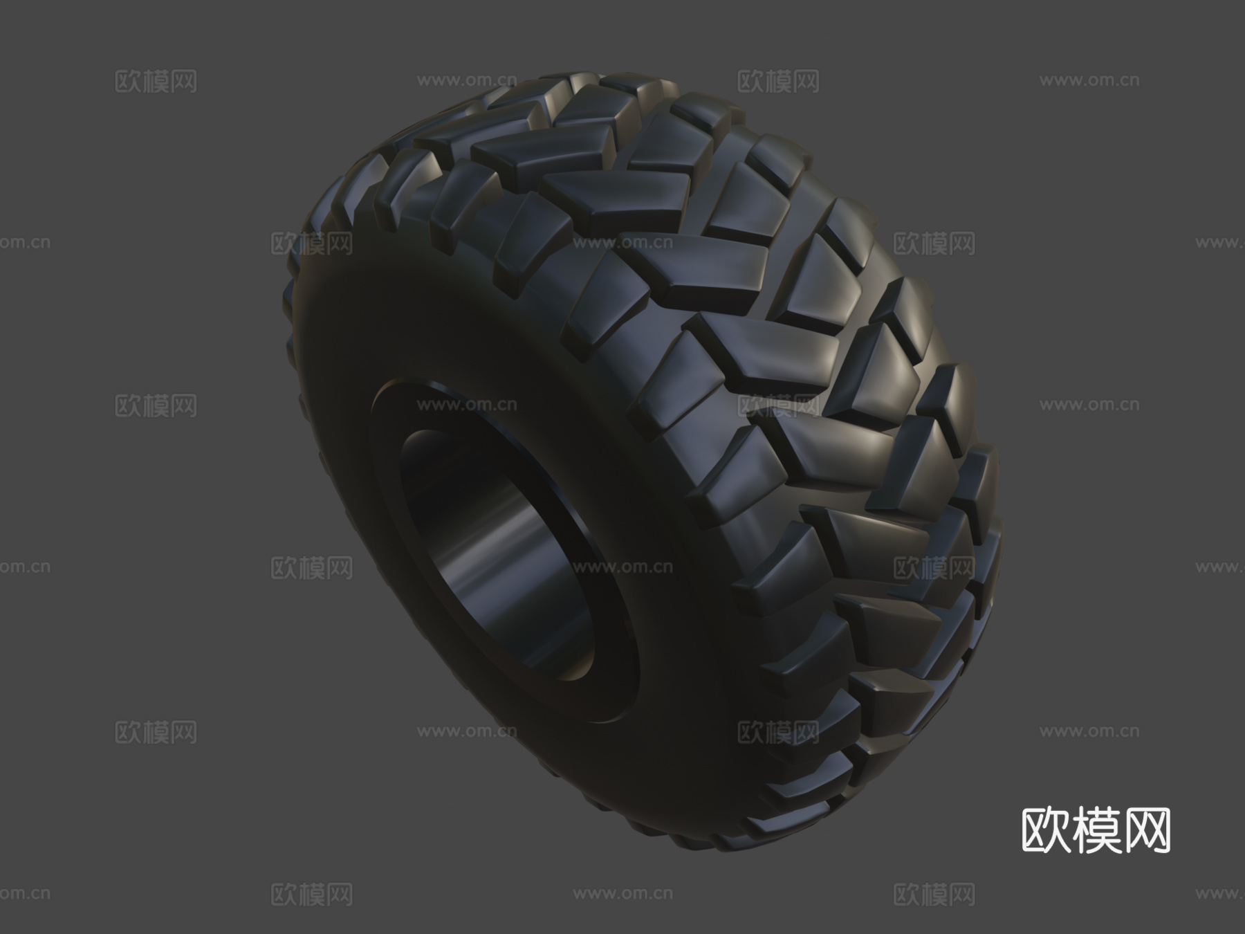 全地形车轮 SDC3d模型下载（渲染图1）