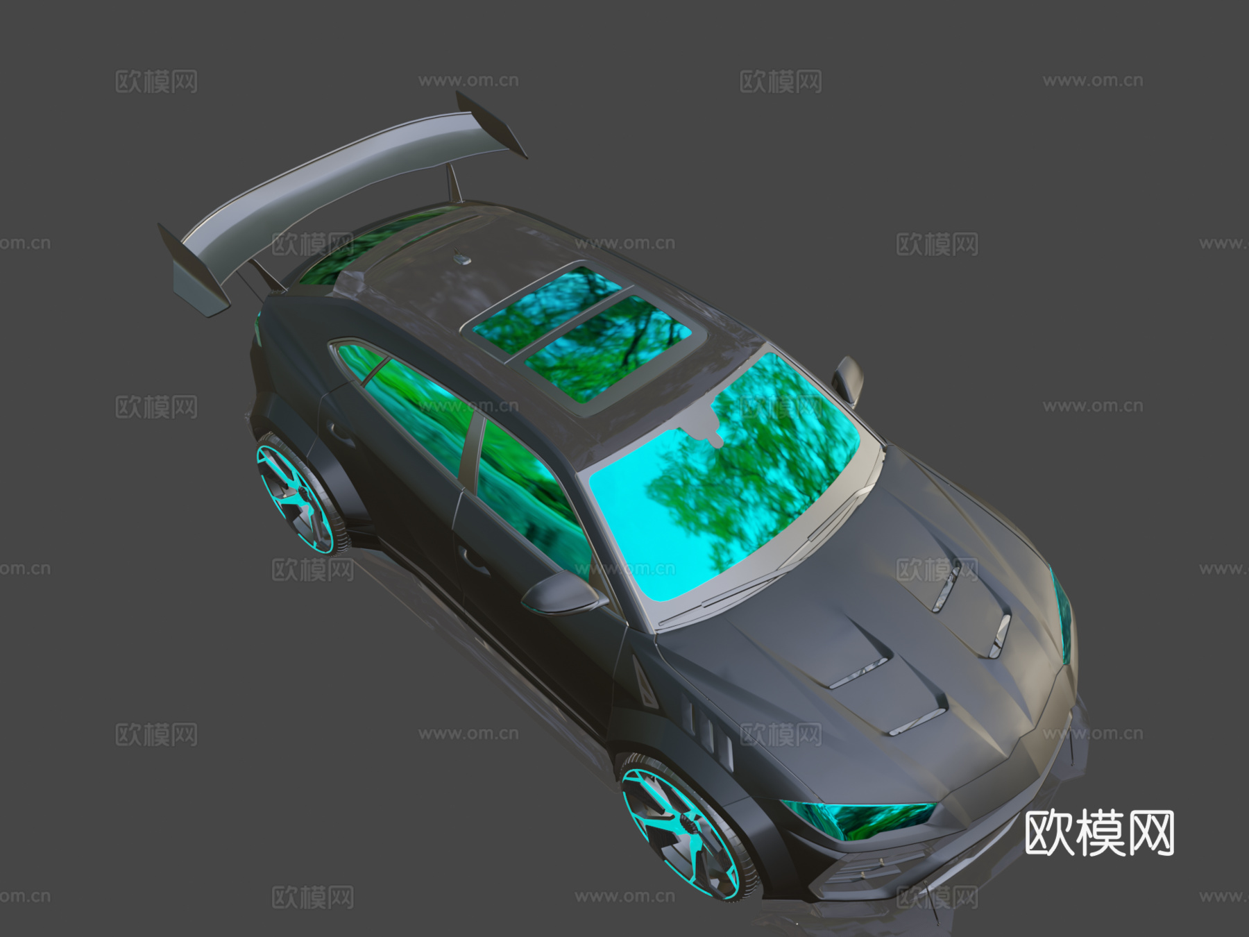 改装兰博基尼乌鲁斯3d模型下载（渲染图8）