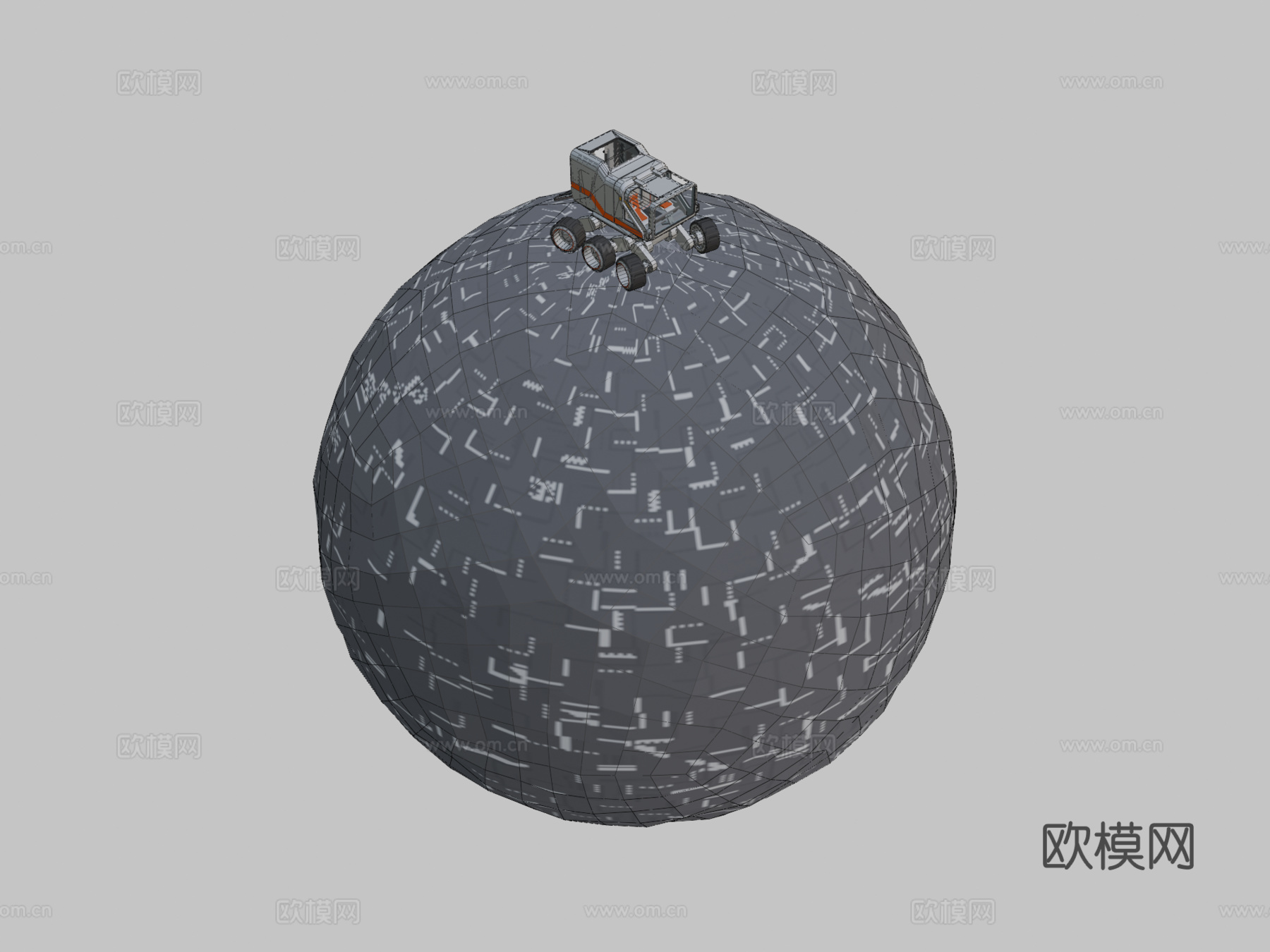 太空工程师 - 漫游者概念3d模型下载（渲染图2）