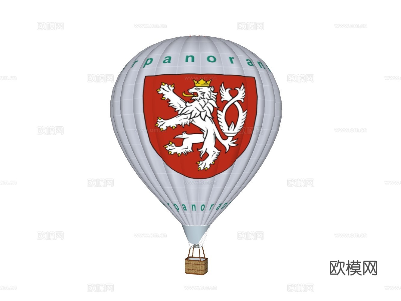 热气球su模型