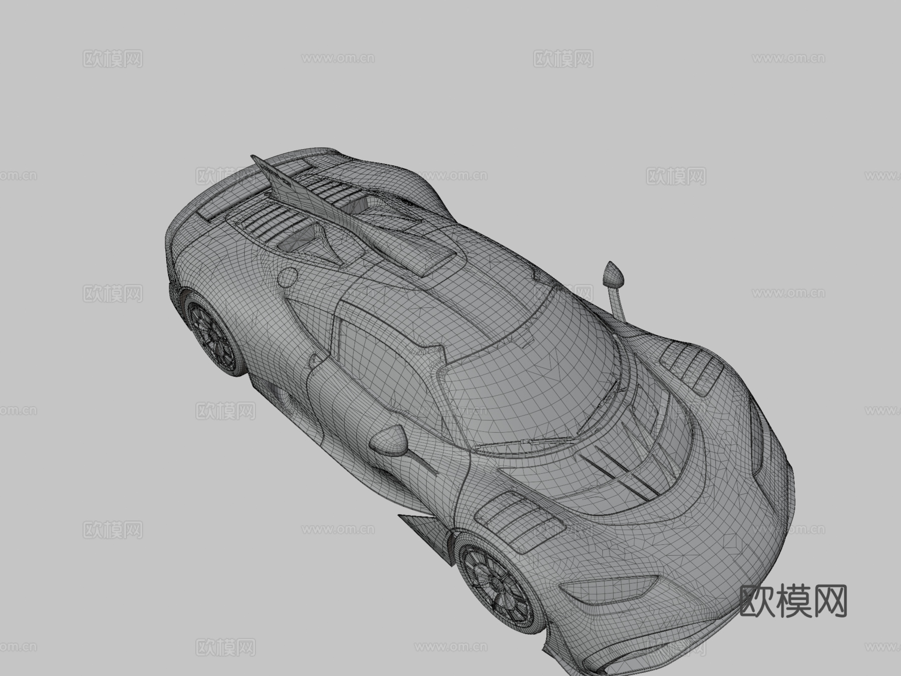 年 - 梅赛德斯-AMG 一号项目（凯文）3d模型下载（渲染图3）