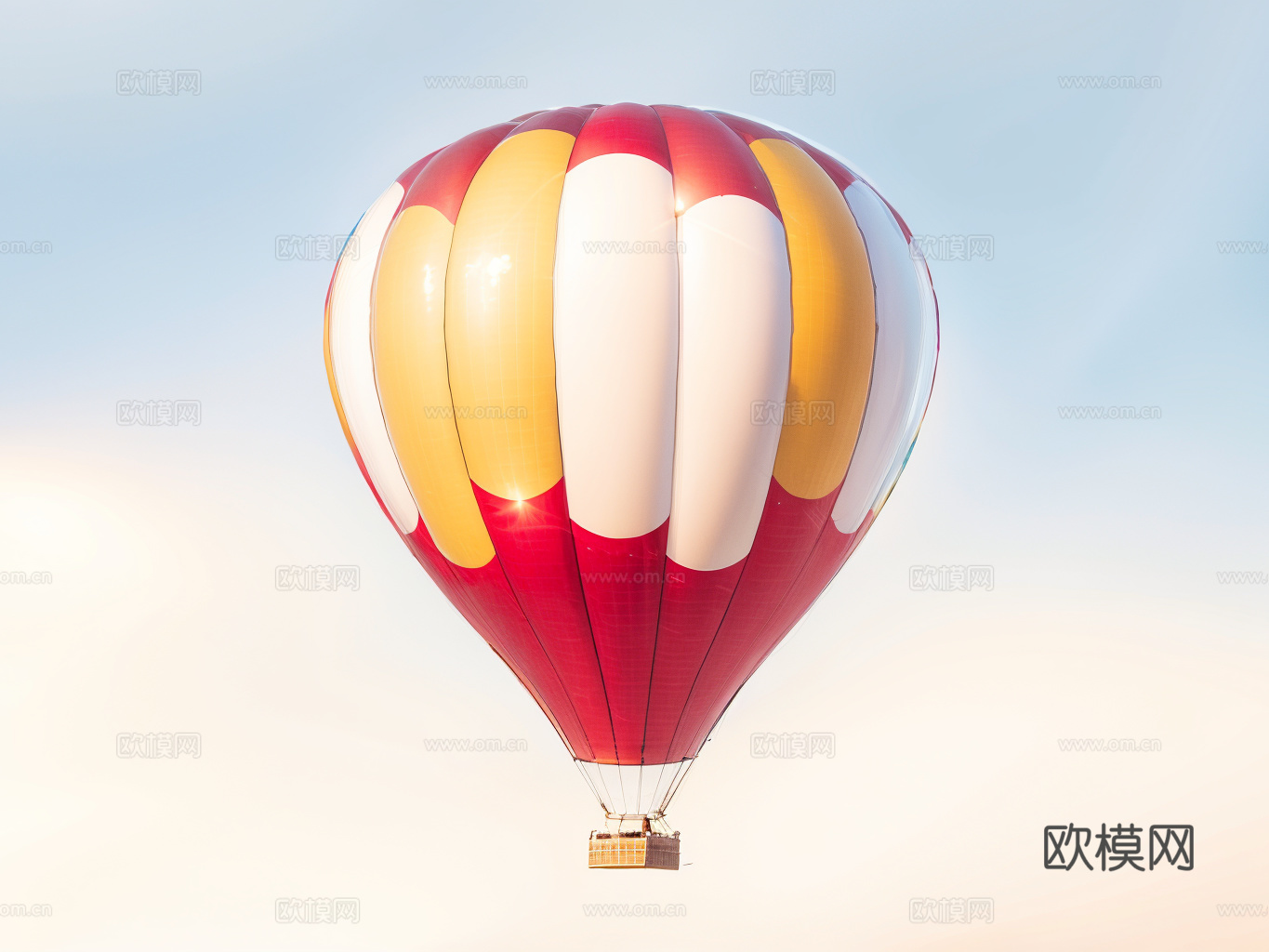 热气球su模型