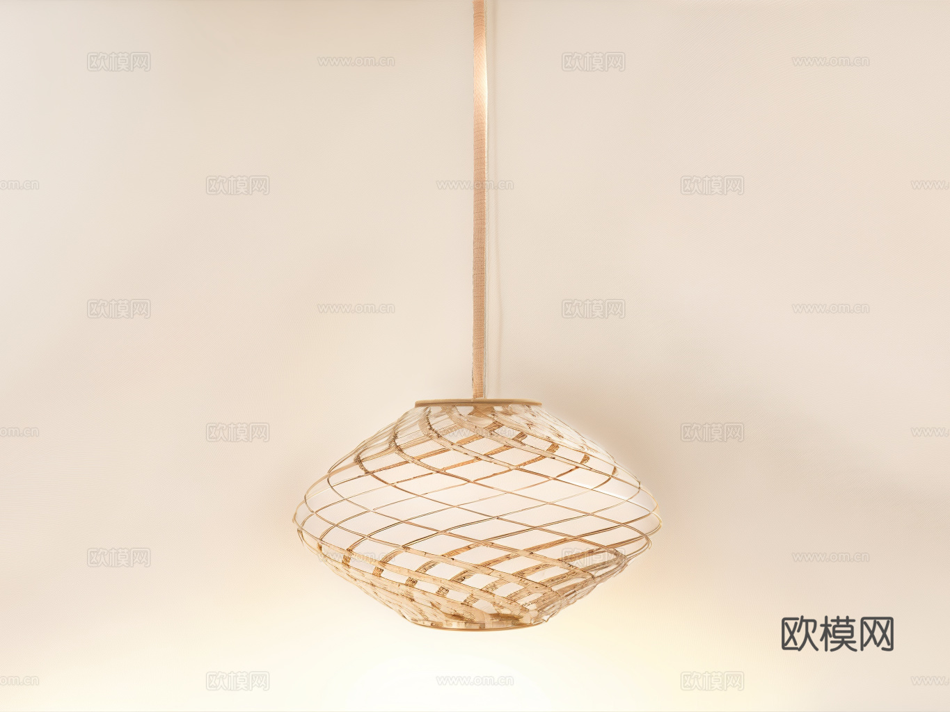 吊灯su模型