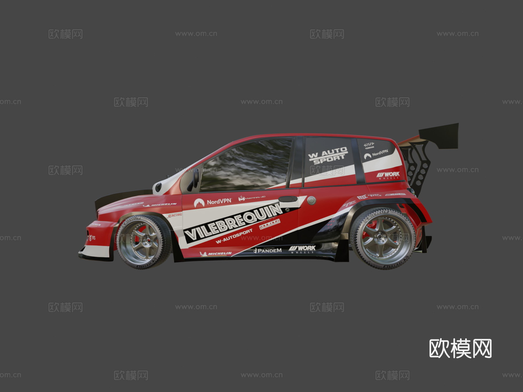 菲亚特 Multipla 1000tipla 由 Vileb3d模型下载（渲染图6）